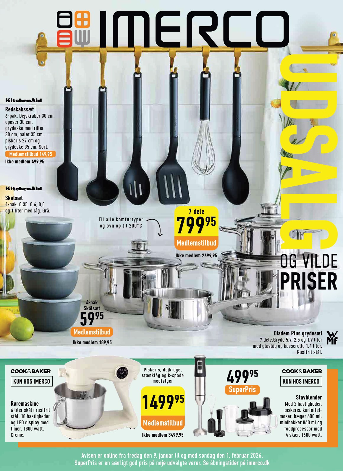 imerco - Imerco - Udsalg tilbudsavis gyldig fra 09.01. til 01.02.