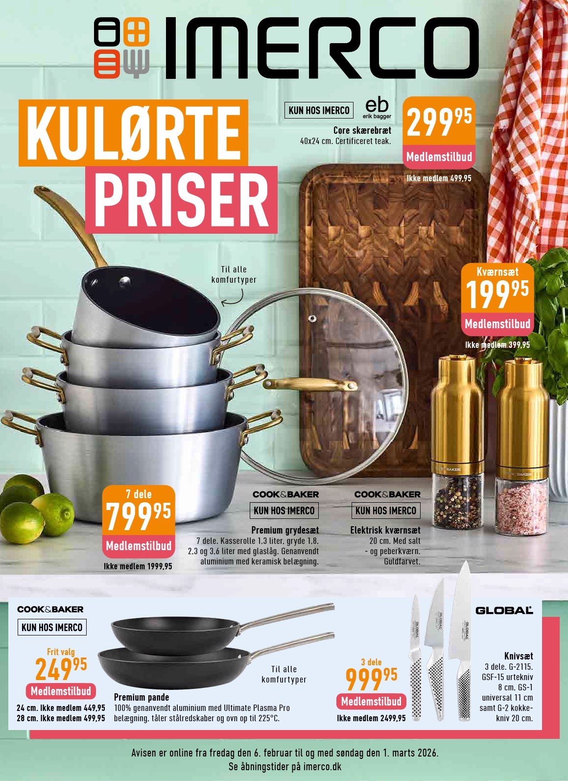 imerco - Imerco - Kulørte Priser tilbudsavis gyldig fra 06.02.2026 til 01.03.2026