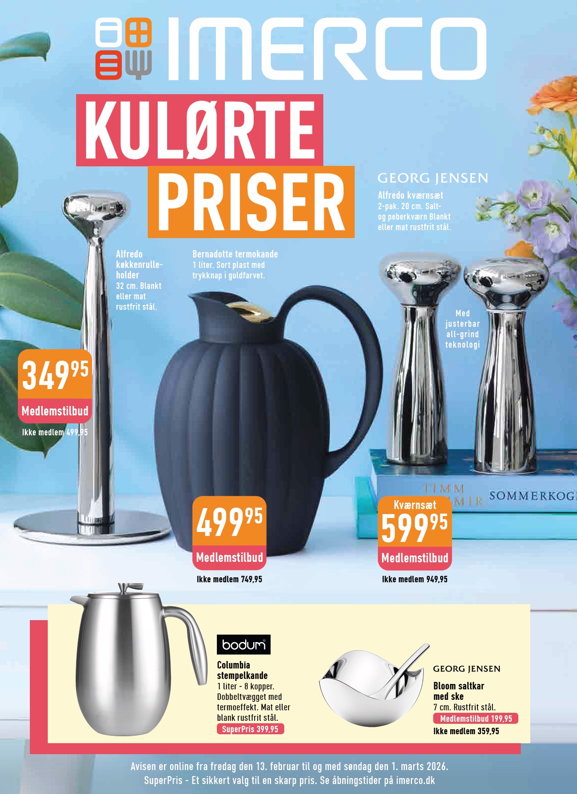 imerco - Imerco - Kulørte Priser tilbudsavis gyldig fra 13.02.2026 til 01.03.2026 - page: 1