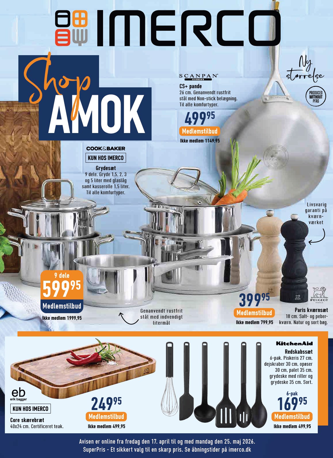 imerco - Aktuel Imerco katalog gyldig fra fredag 17.04.2026 til mandag 25.05.2026 - page: 1