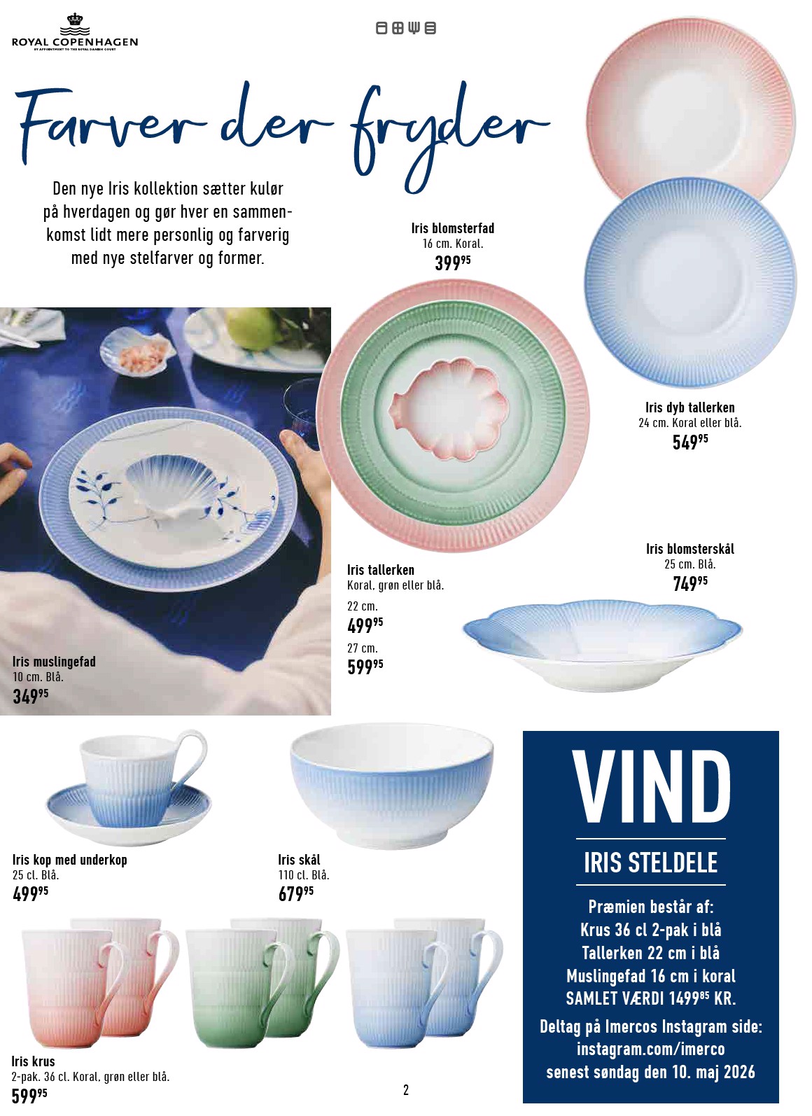 imerco - Aktuel Imerco - Royal Copenhagen & Georg Jensen katalog gyldig fra fredag 24.04.2026 til søndag 10.05.2026 - page: 2