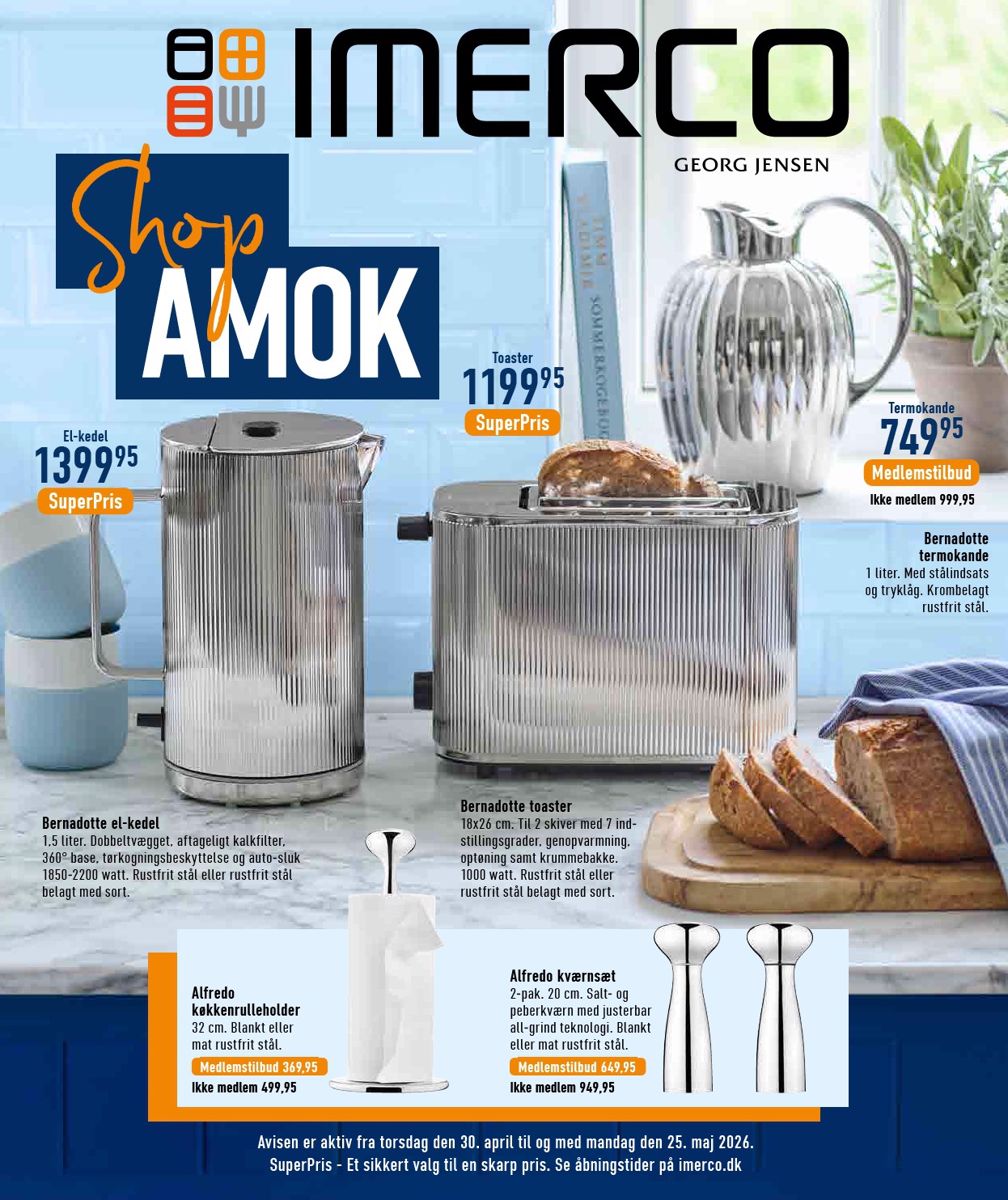 imerco - Aktuel Imerco - Shop Amok katalog gyldig fra torsdag 30.04.2026 til mandag 25.05.2026