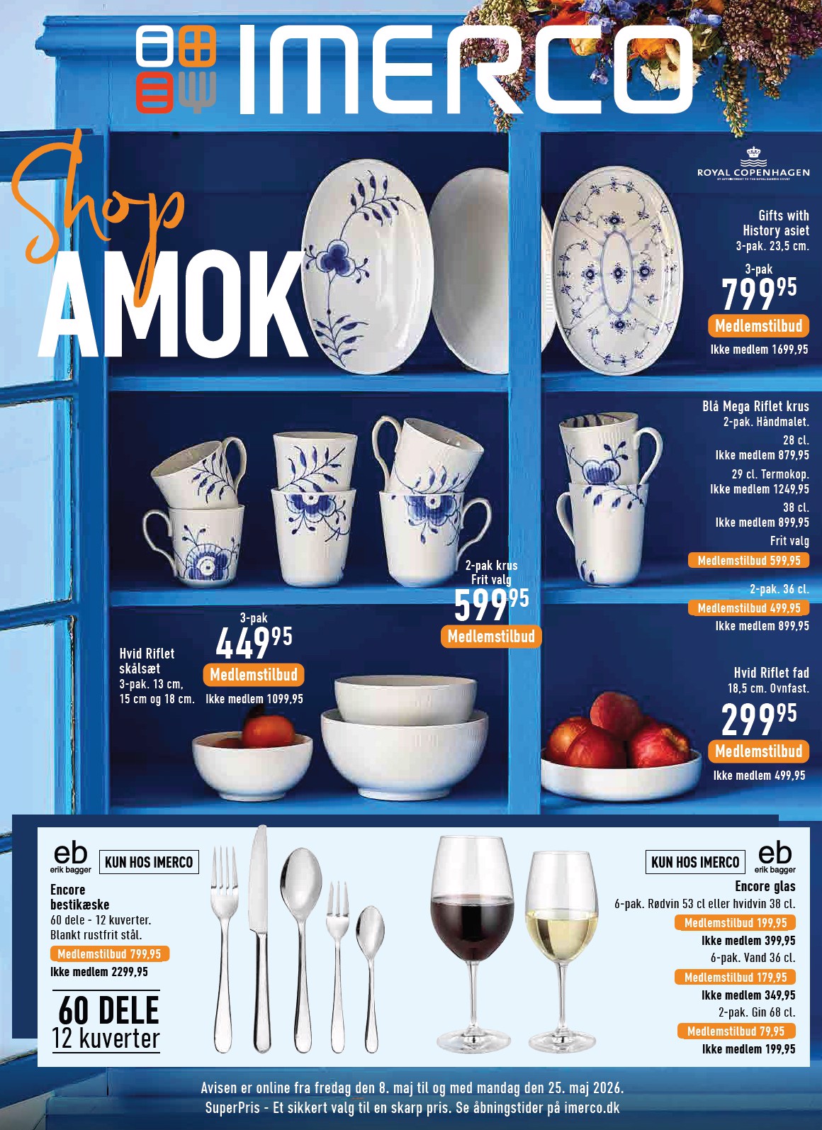 imerco - Aktuel Imerco - Shop Amok katalog gyldig fra fredag 08.05.2026 til mandag 25.05.2026 - page: 1