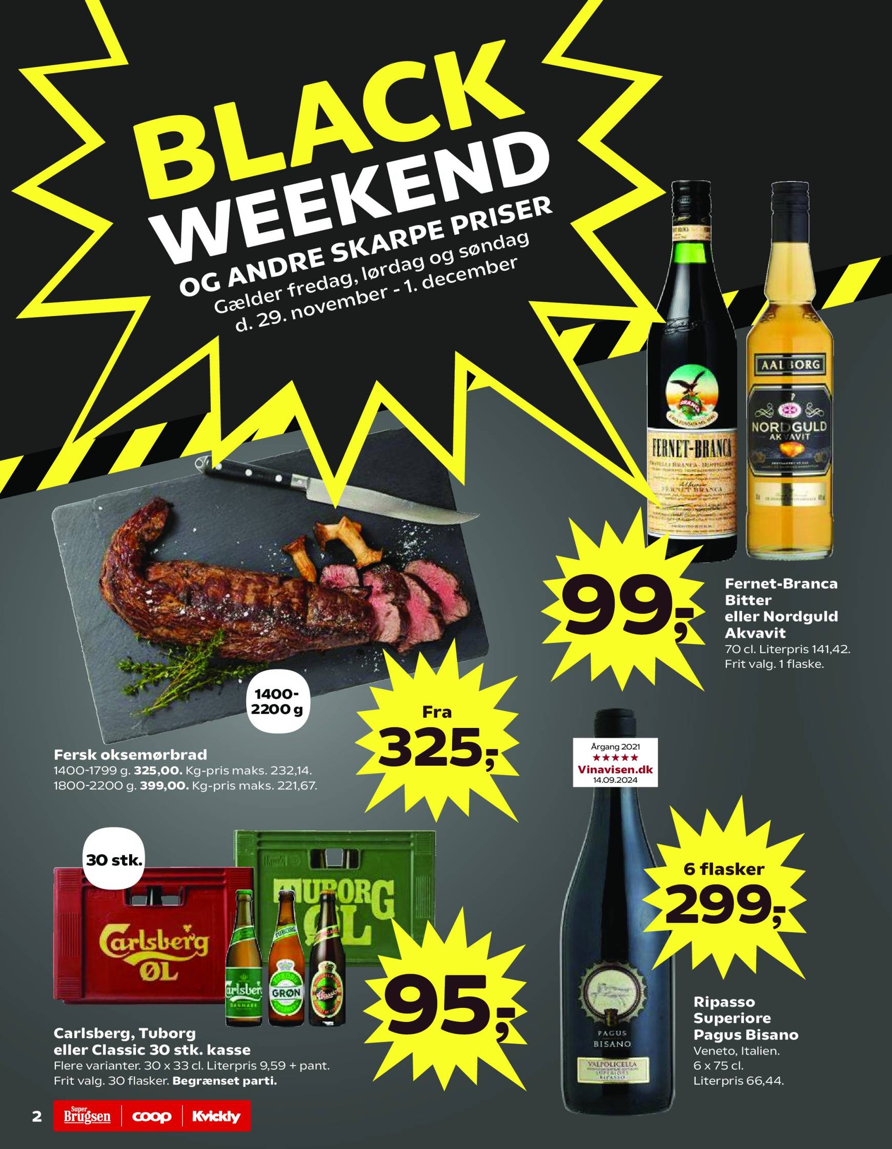 coop-kvickly - Coop - Kvickly - Black weekend tilbudsavis gyldig fra 29.11. - 05.12. - page: 2