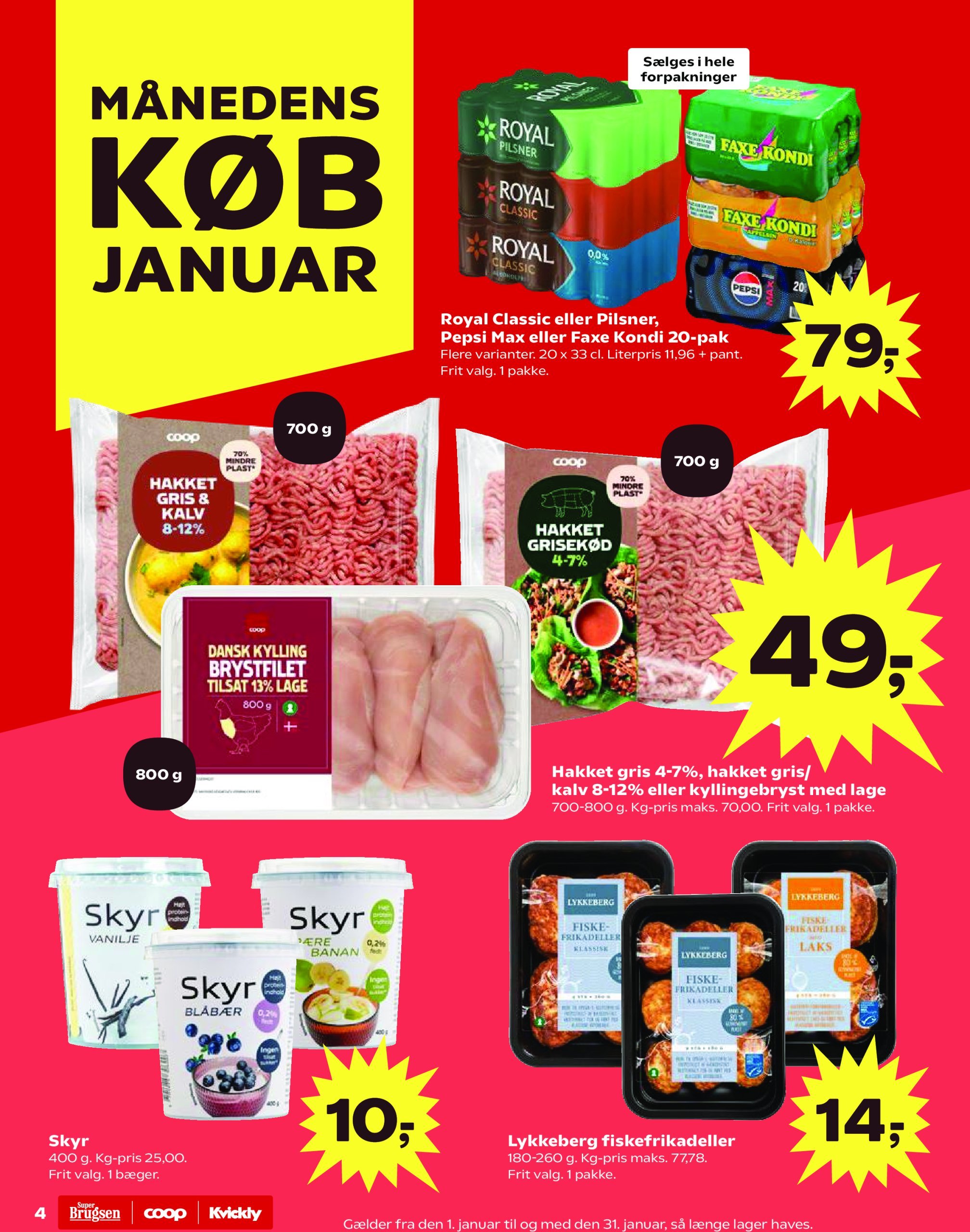 coop-kvickly - Coop - Kvickly tilbudsavis gyldig fra 10.01. - 16.01. - page: 4