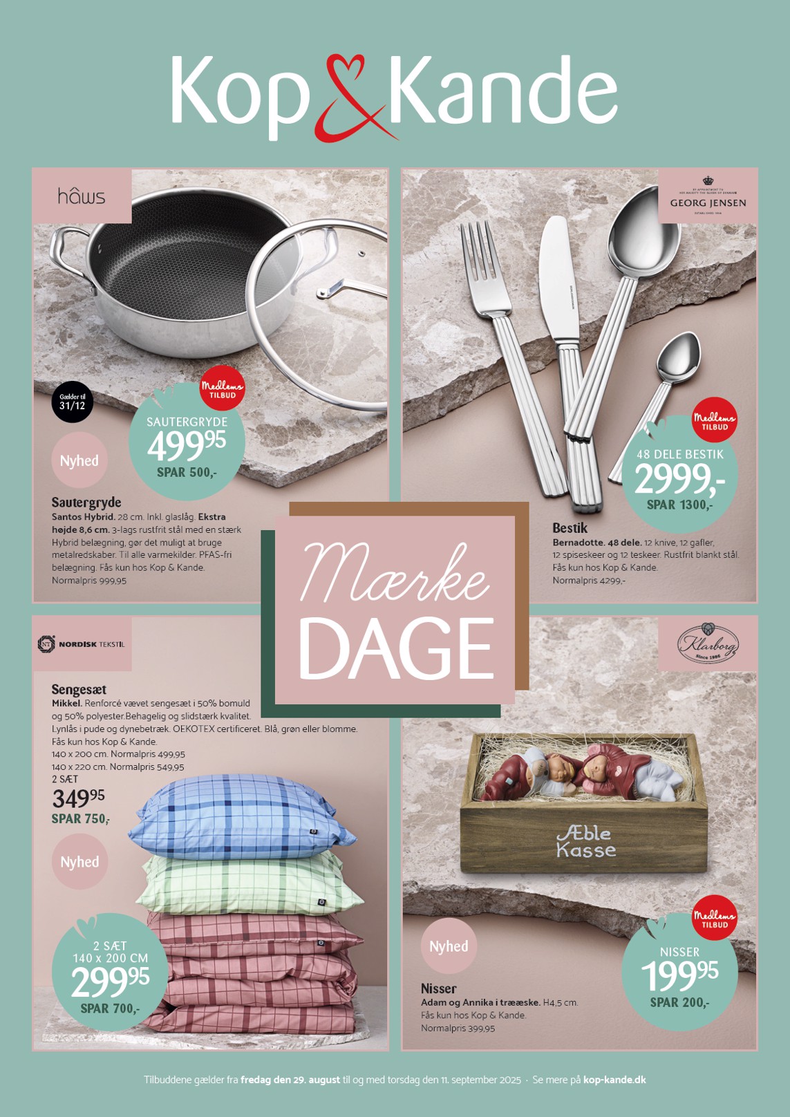 kopkande - Kop&Kande - Merke Dage tilbudsavis gyldig fra 29.08. til 11.09.