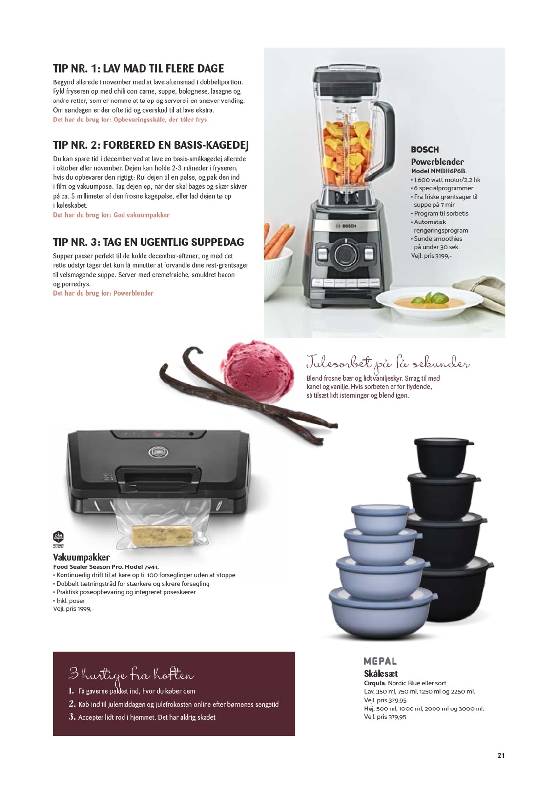 kopkande - Kop&Kande - Ønsker - Inspiration og gode råd... tilbudsavis gyldig fra 01.11. til 31.12. - page: 21