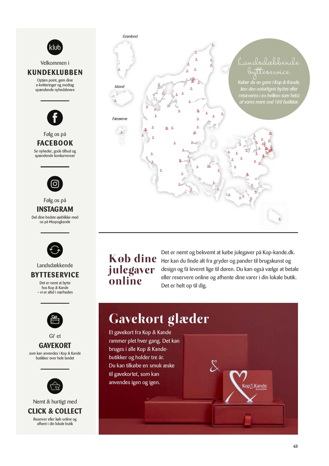 kopkande - Kop&Kande - Ønsker - Inspiration og gode råd... tilbudsavis gyldig fra 01.11. til 31.12. - page: 63