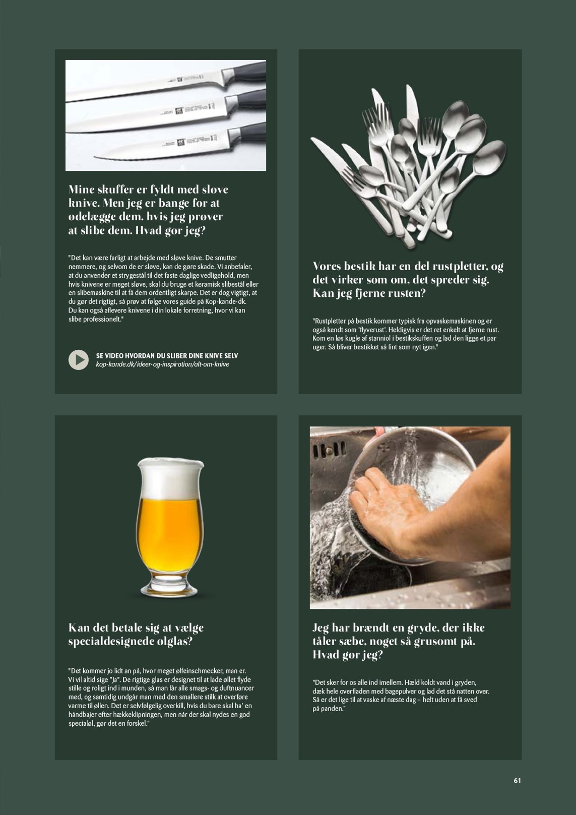 kopkande - Kop&Kande - Ønsker - Inspiration og gode råd... tilbudsavis gyldig fra 01.11. til 31.12. - page: 61