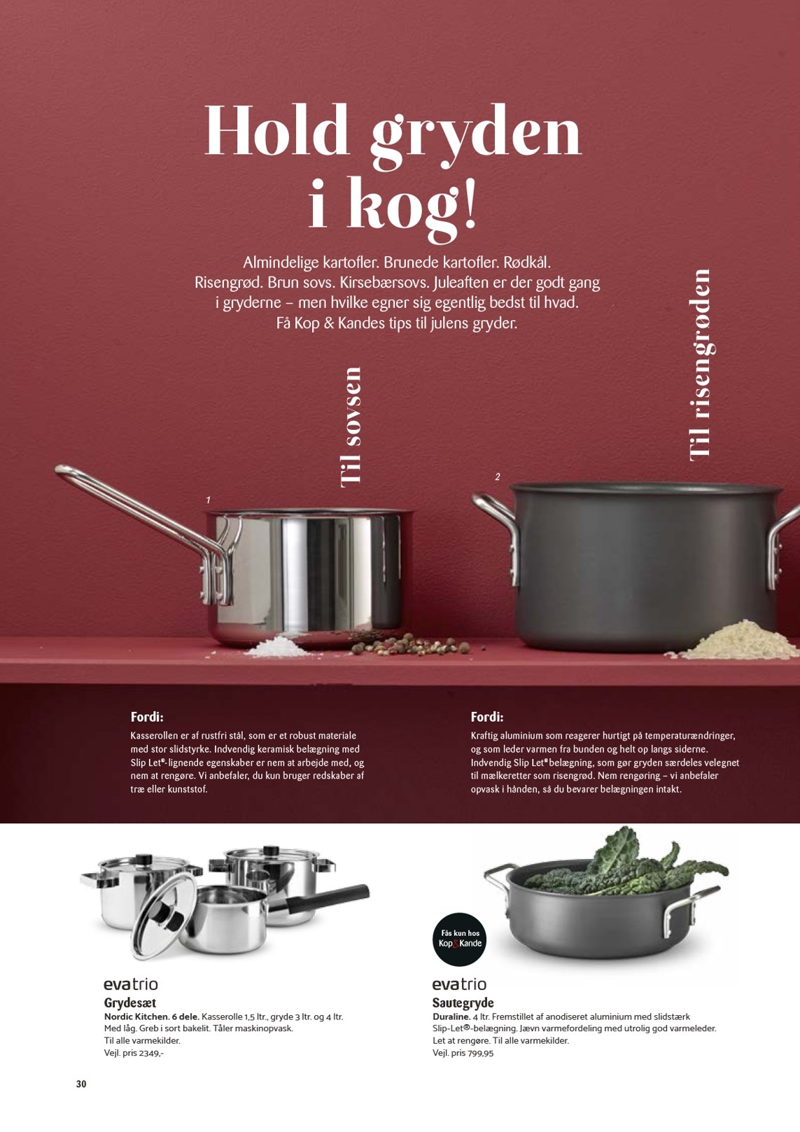 kopkande - Kop&Kande - Ønsker - Inspiration og gode råd... tilbudsavis gyldig fra 01.11. til 31.12. - page: 30