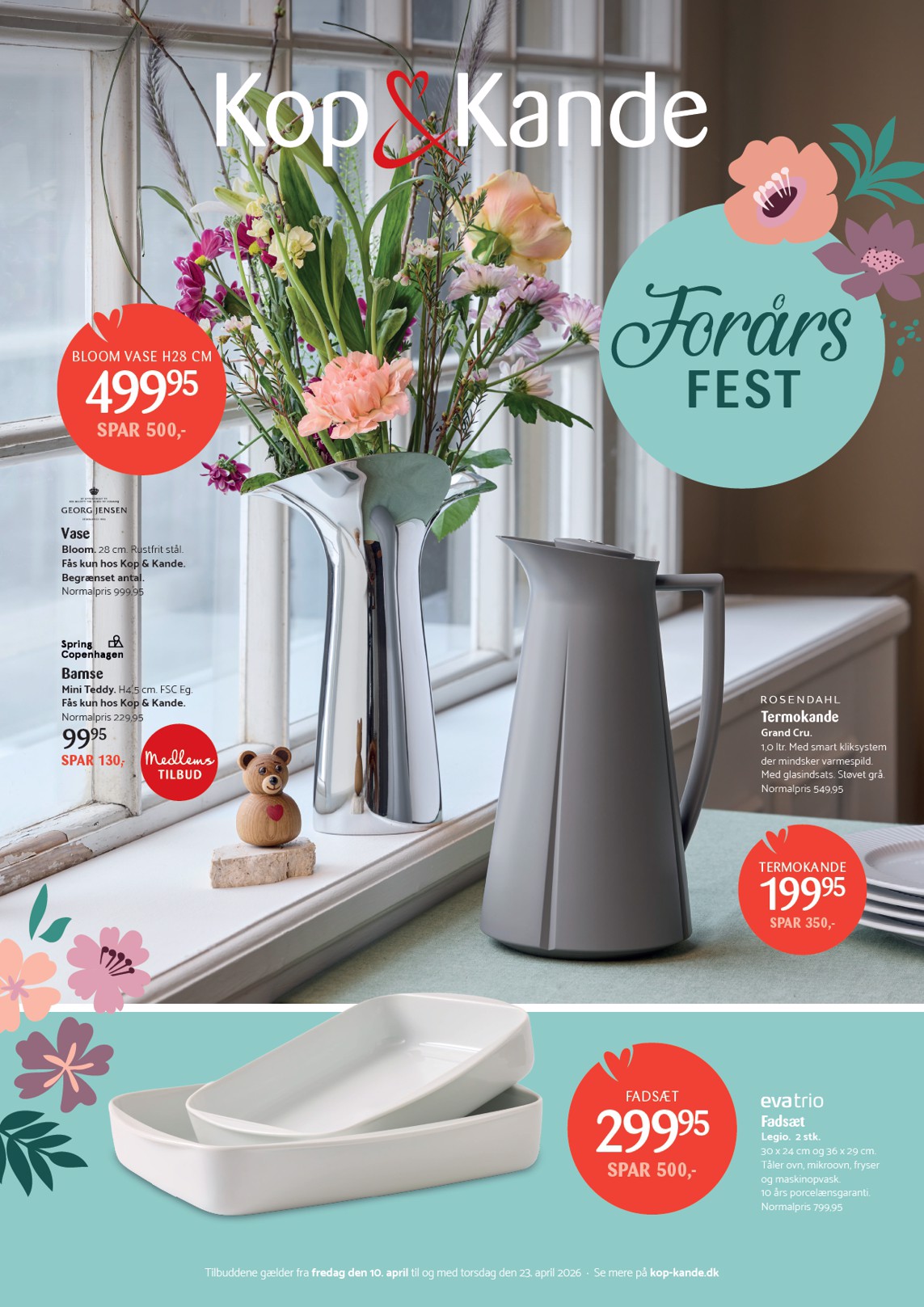 kopkande - Aktuel Kop&Kande - Forårsfest katalog gyldig fra fredag 10.04.2026 til torsdag 30.04.2026 - page: 1
