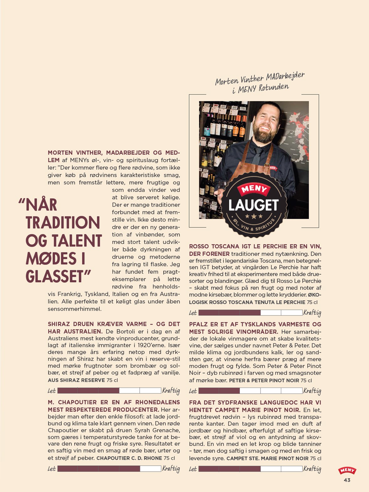 meny - Aktuel Meny - Spisetid tilbudsavis fra onsdag, 05.08.2026 til mandag, 31.08.2026 - page: 43