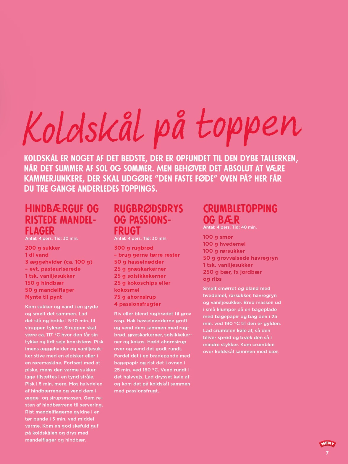 meny - Meny - Spisetid tilbudsavis gyldig fra 01.06. - 30.06. - page: 7 meny - Meny - Spisetid tilbudsavis gyldig fra 01.06. - 30.06. - page: 7