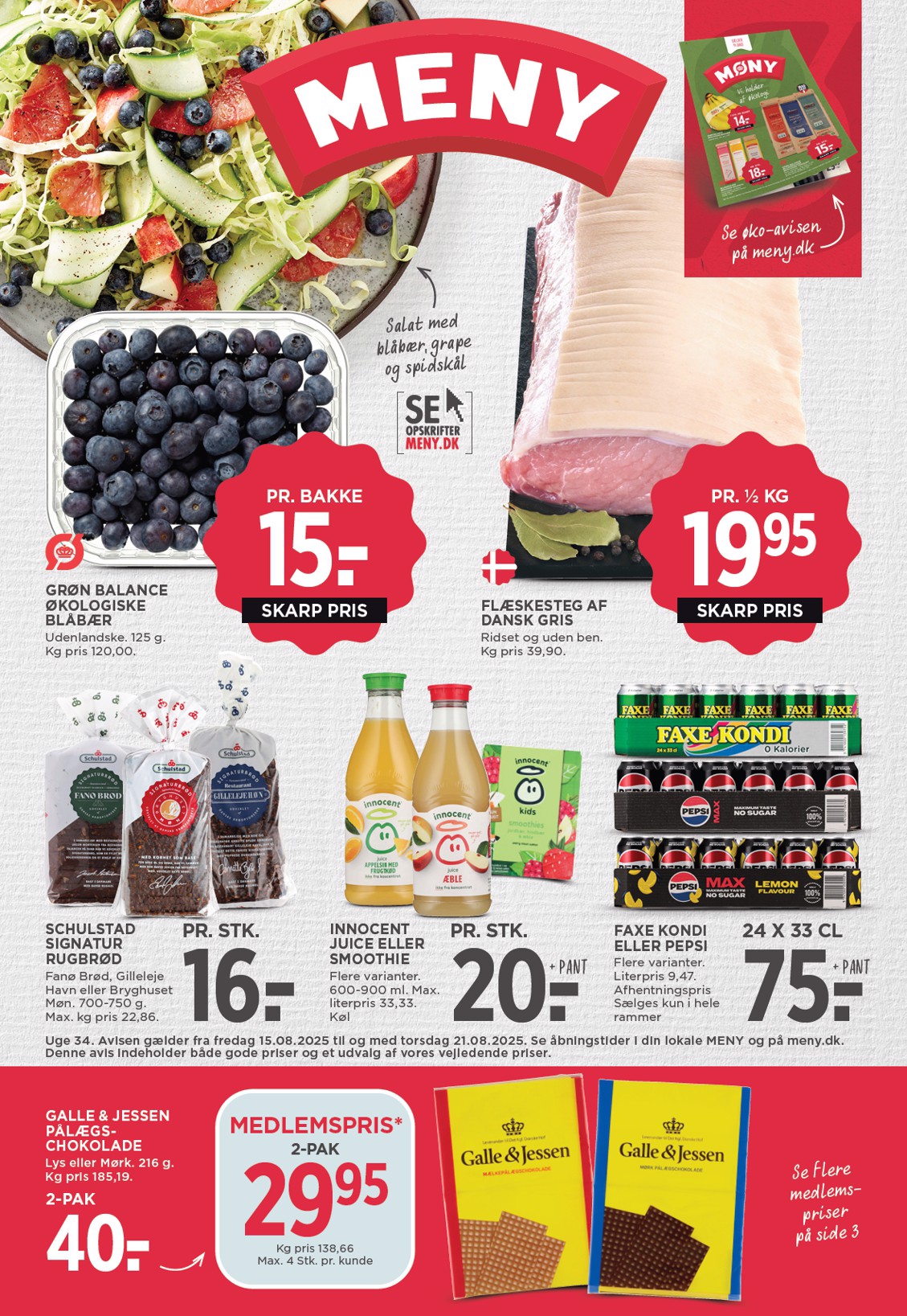 meny - Meny tilbudsavis gyldig fra 15.08. til 21.08. - page: 1 meny - Meny tilbudsavis gyldig fra 15.08. til 21.08. - page: 1