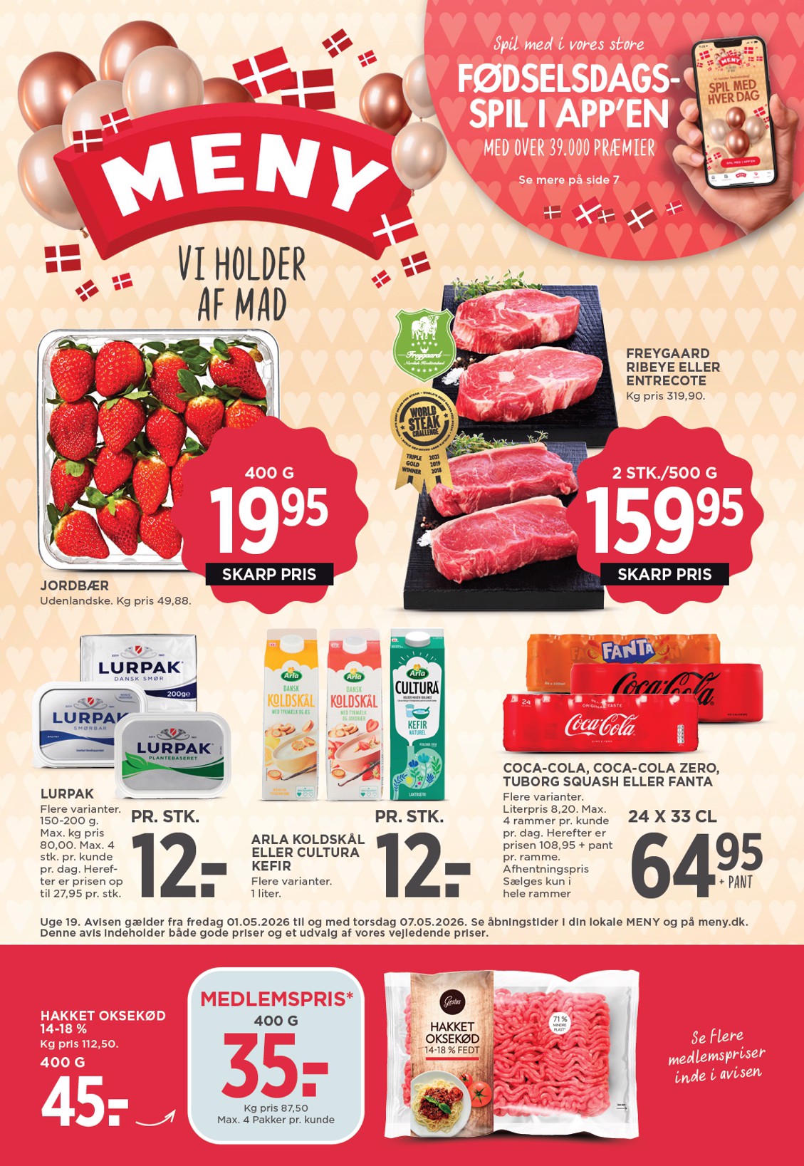 meny - Meny flyer til næste uge fra fredag 01.05.2026 til torsdag 07.05.2026 - page: 1