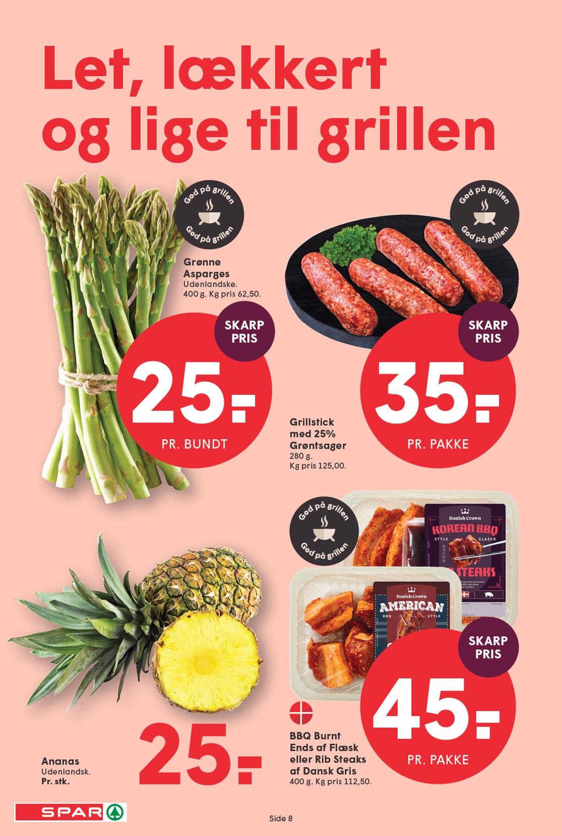 spar - Spar tilbudsavis for næste uge fra fredag, 22.05.2026 til torsdag, 28.05.2026 - page: 8