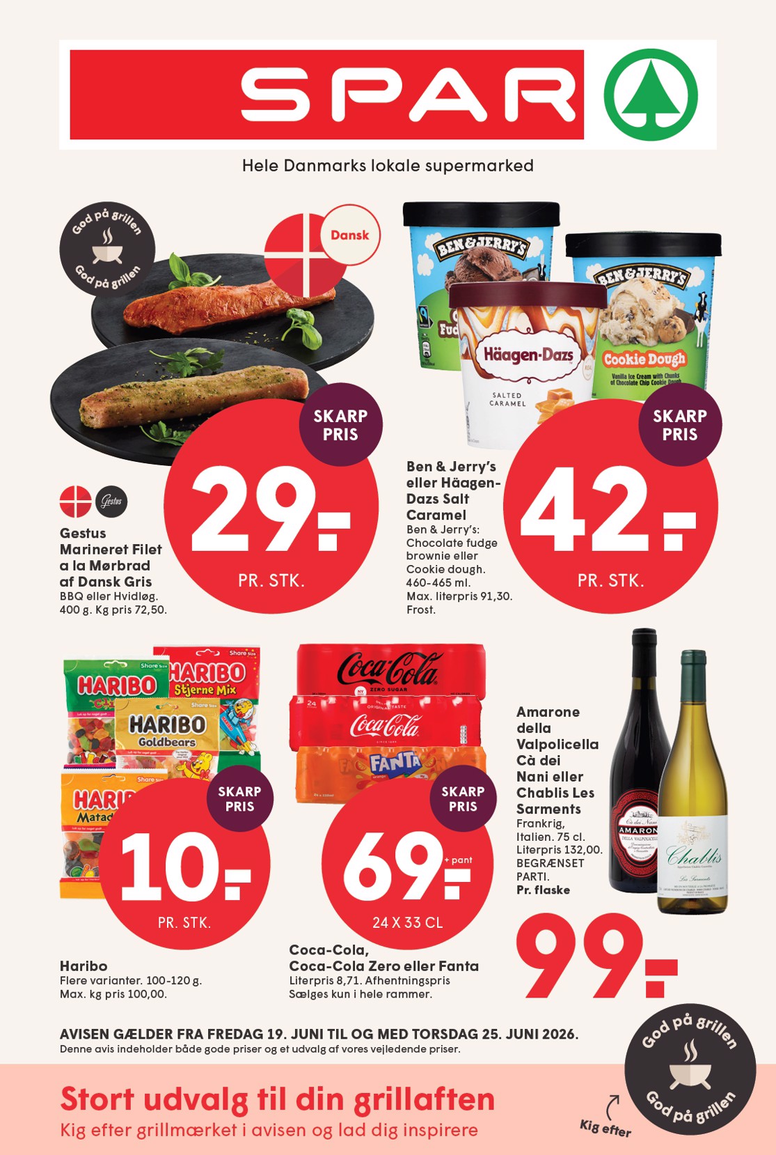 spar - Spar tilbudsavis for næste uge fra fredag, 19.06.2026 til torsdag, 25.06.2026