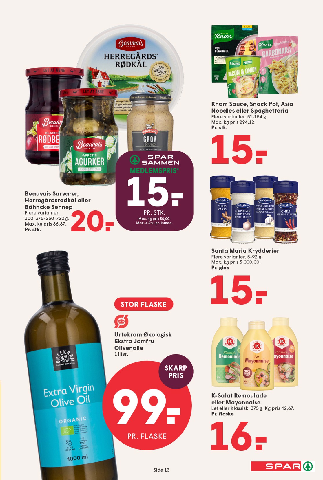 spar - Spar tilbudsavis for næste uge fra fredag, 21.08.2026 til torsdag, 27.08.2026 - page: 14