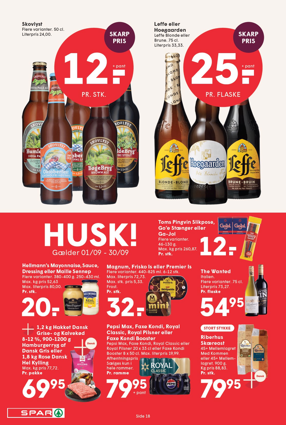 spar - Spar tilbudsavis for næste uge fra fredag, 18.09.2026 til torsdag, 24.09.2026 - page: 19