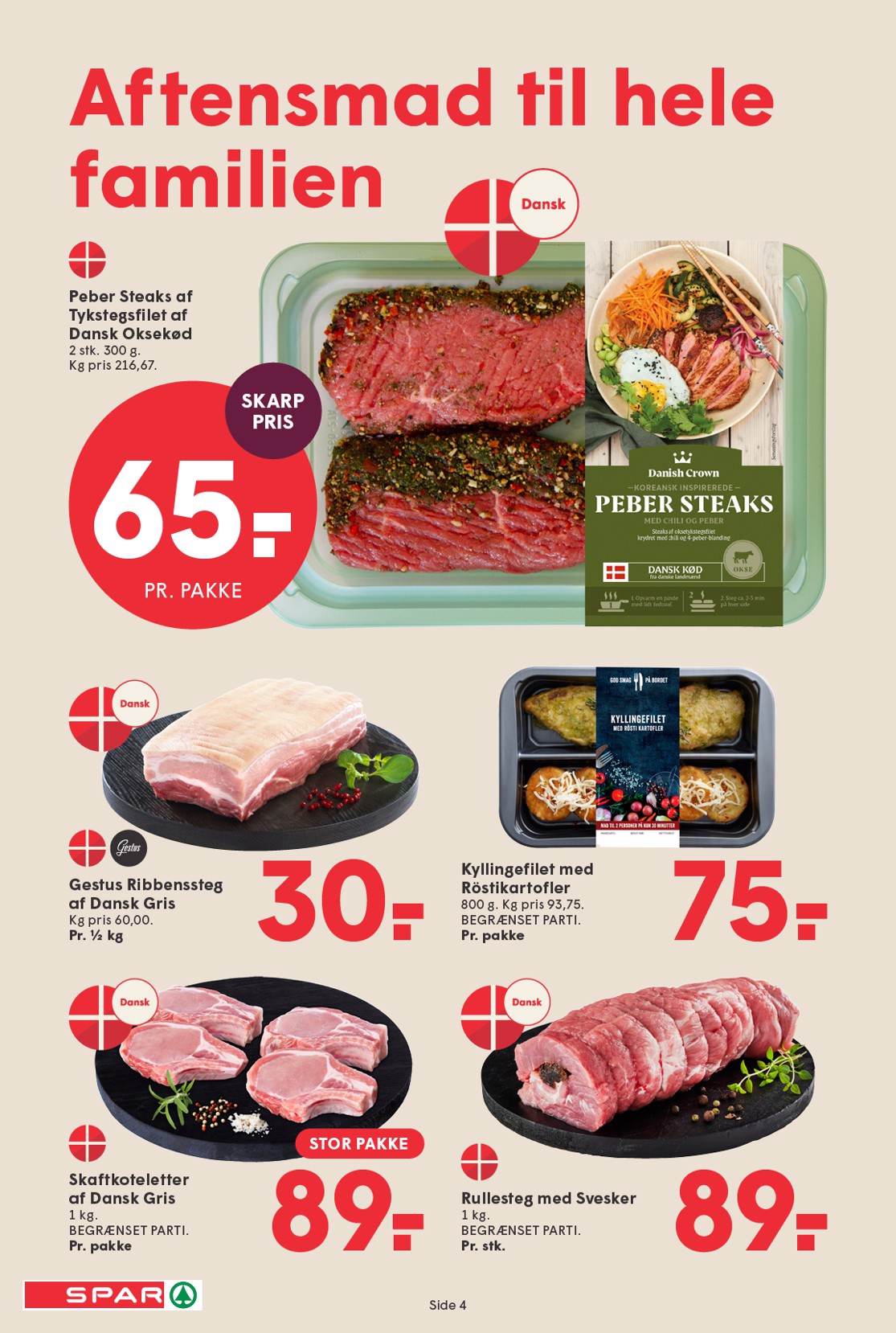 spar - Spar tilbudsavis for næste uge fra fredag, 25.09.2026 til torsdag, 01.10.2026 - page: 4