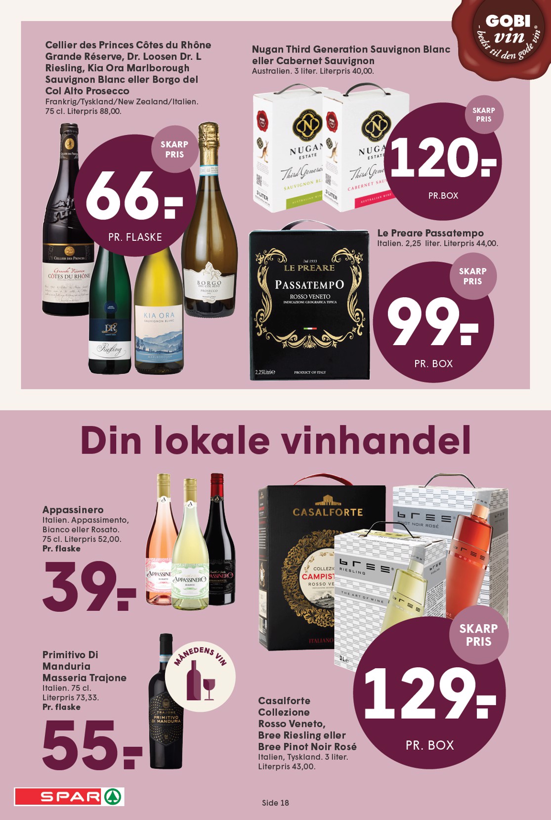 spar - Spar tilbudsavis for næste uge fra fredag, 16.10.2026 til torsdag, 22.10.2026 - page: 19