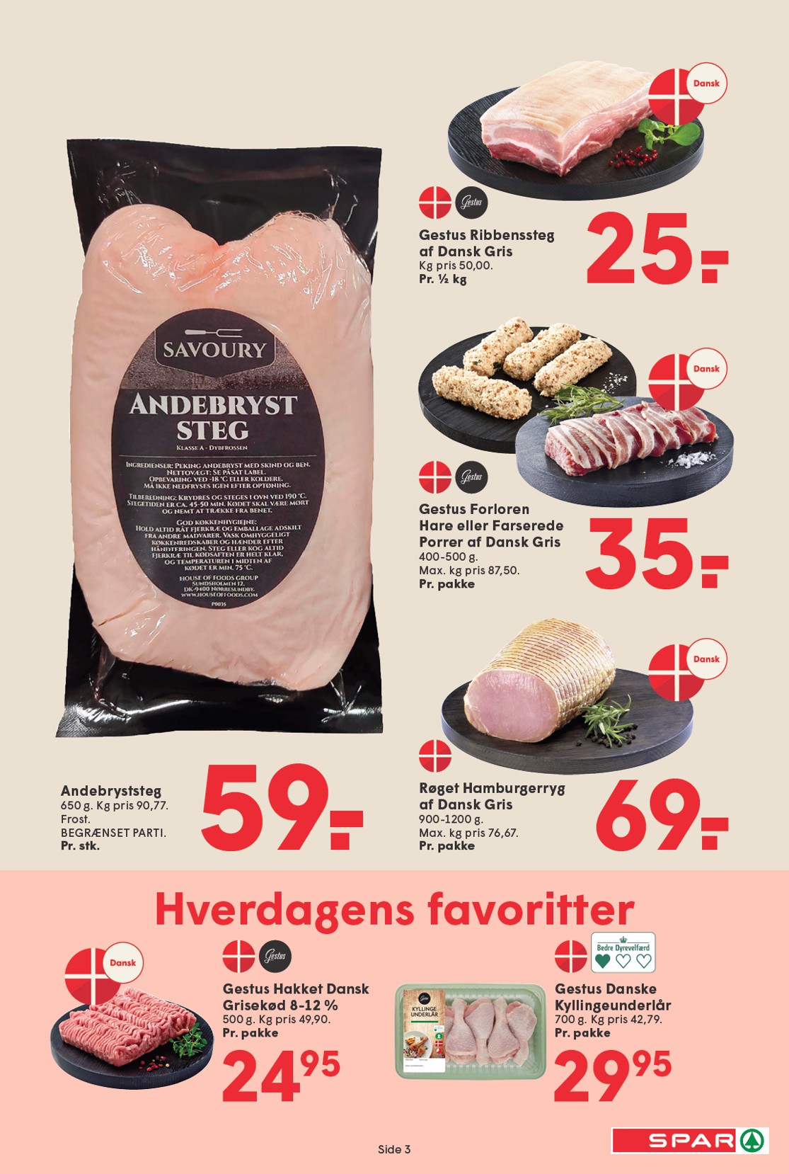 spar - Spar tilbudsavis for næste uge fra fredag, 23.10.2026 til torsdag, 29.10.2026 - page: 3