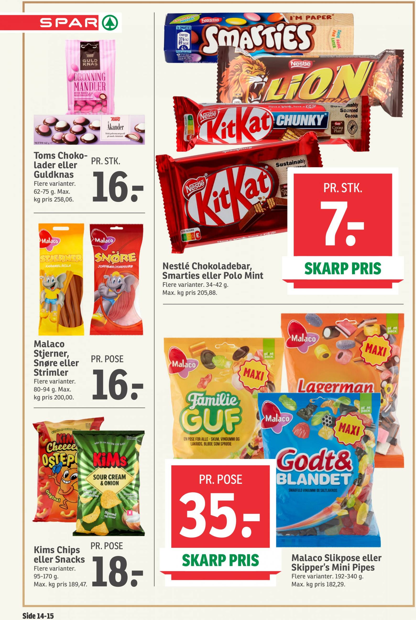 spar - Nyeste Spar-tilbudsavis gyldig fra 24.08. - 30.08. - page: 14