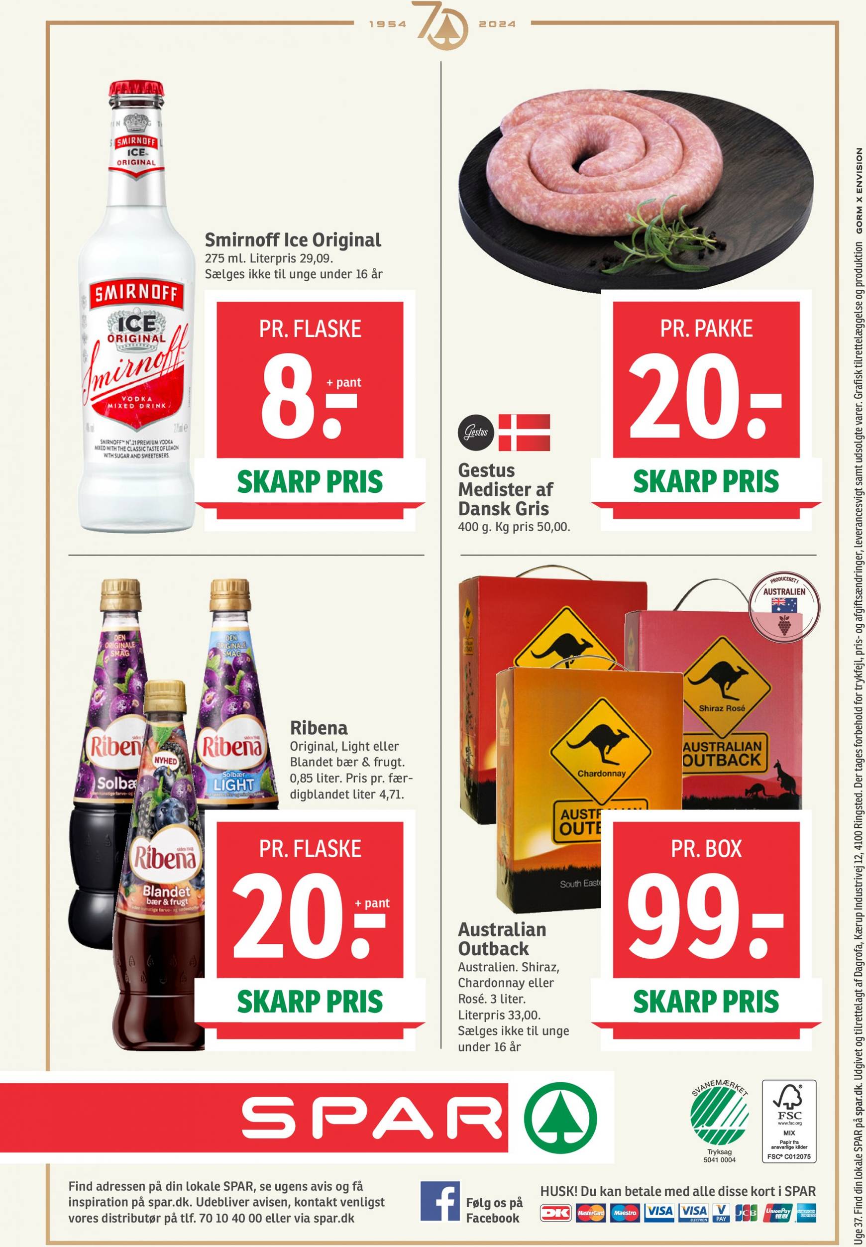 spar - Nyeste Spar-tilbudsavis gyldig fra 07.09. - 13.09. - page: 20