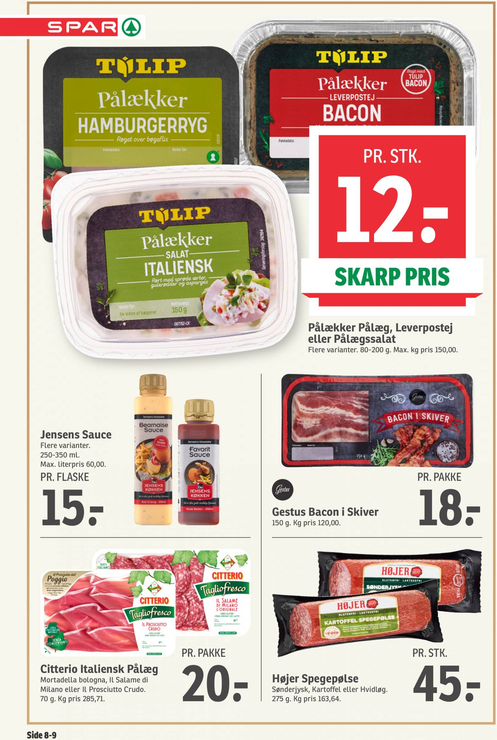 spar - Nyeste Spar-tilbudsavis gyldig fra 07.09. - 13.09. - page: 8