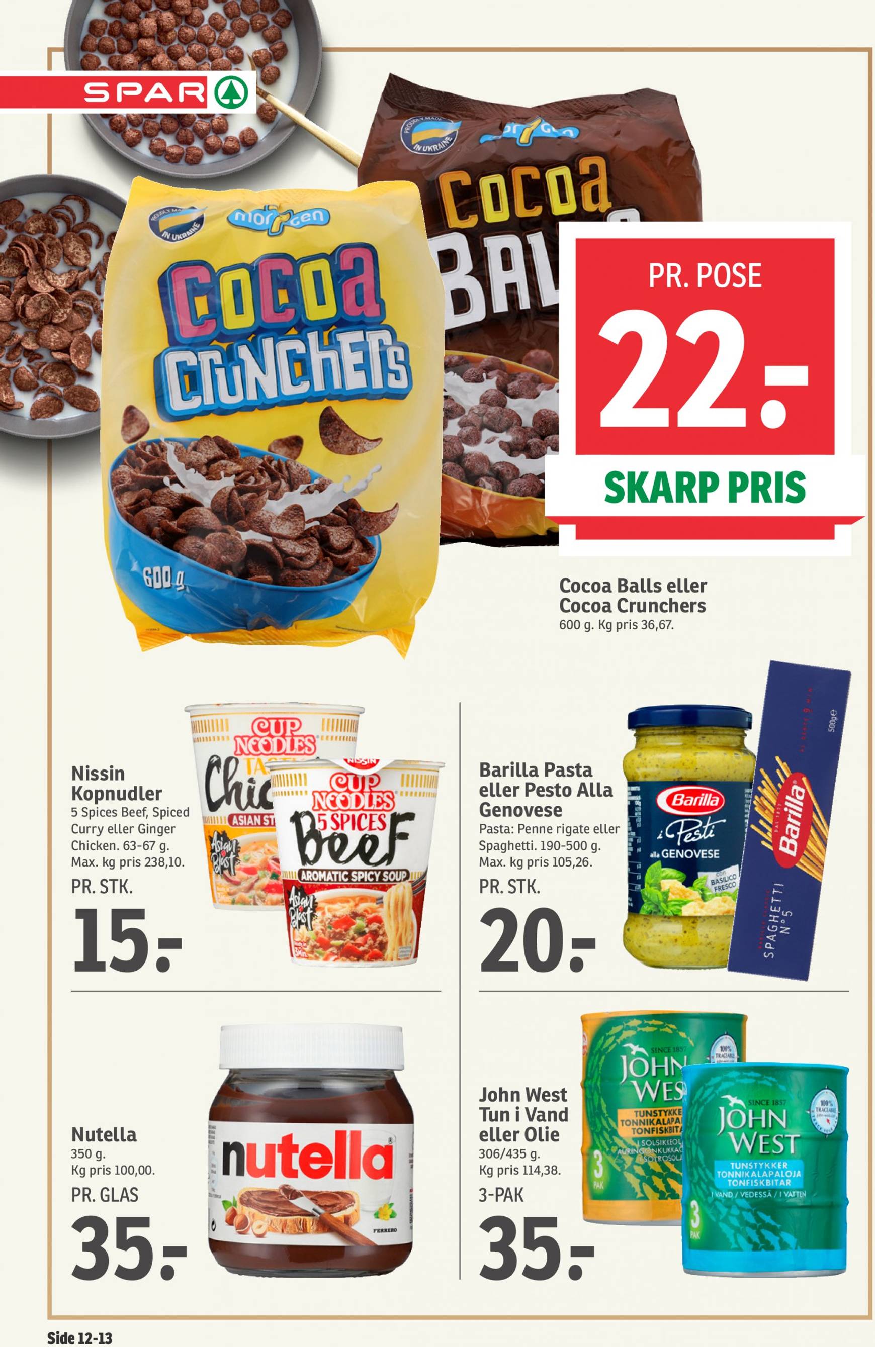 spar - Nyeste Spar-tilbudsavis gyldig fra 07.09. - 13.09. - page: 12