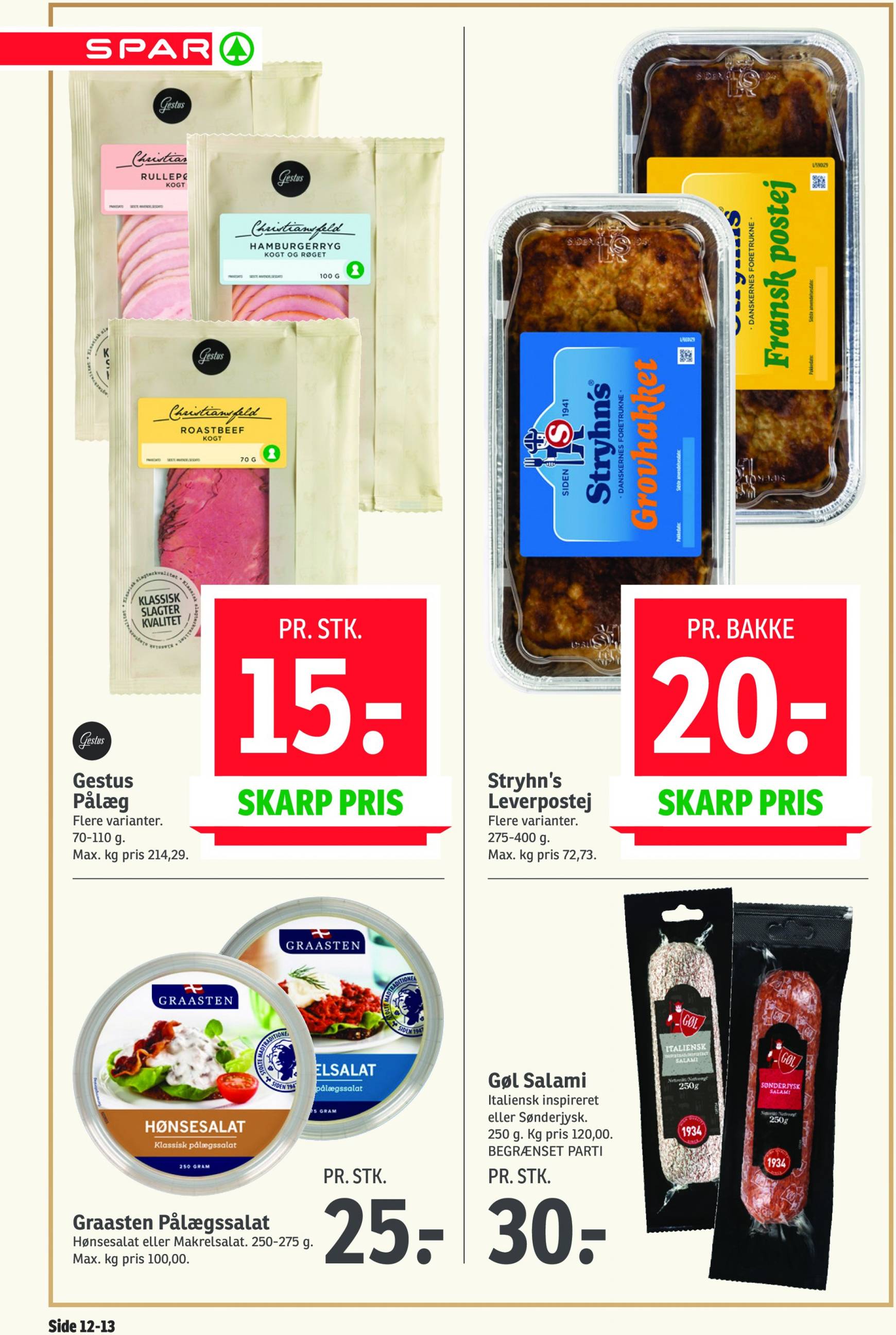 spar - Nyeste Spar-tilbudsavis gyldig fra 14.09. - 20.09. - page: 12