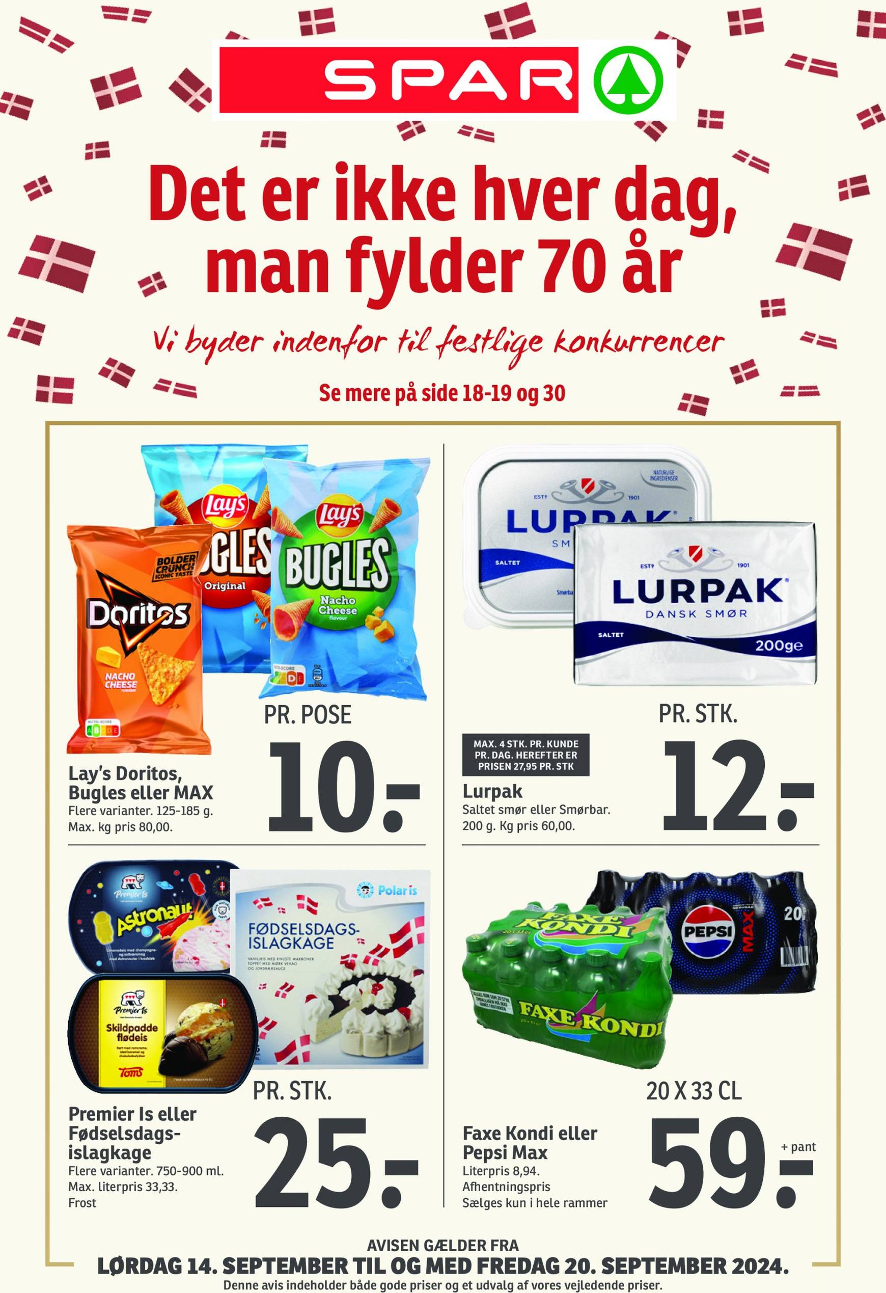 spar - Nyeste Spar-tilbudsavis gyldig fra 14.09. - 20.09. - page: 1