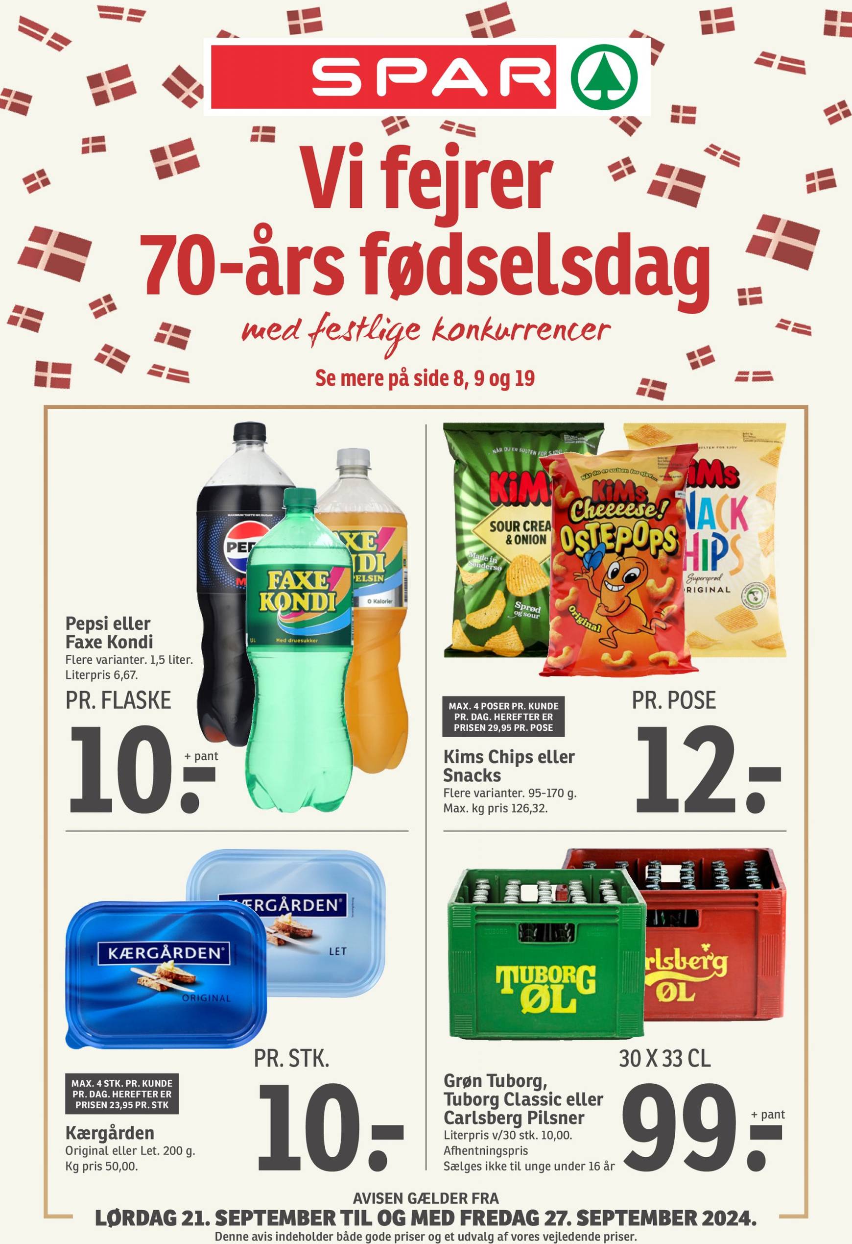 spar - Nyeste Spar-tilbudsavis gyldig fra 21.09. - 27.09. - page: 1