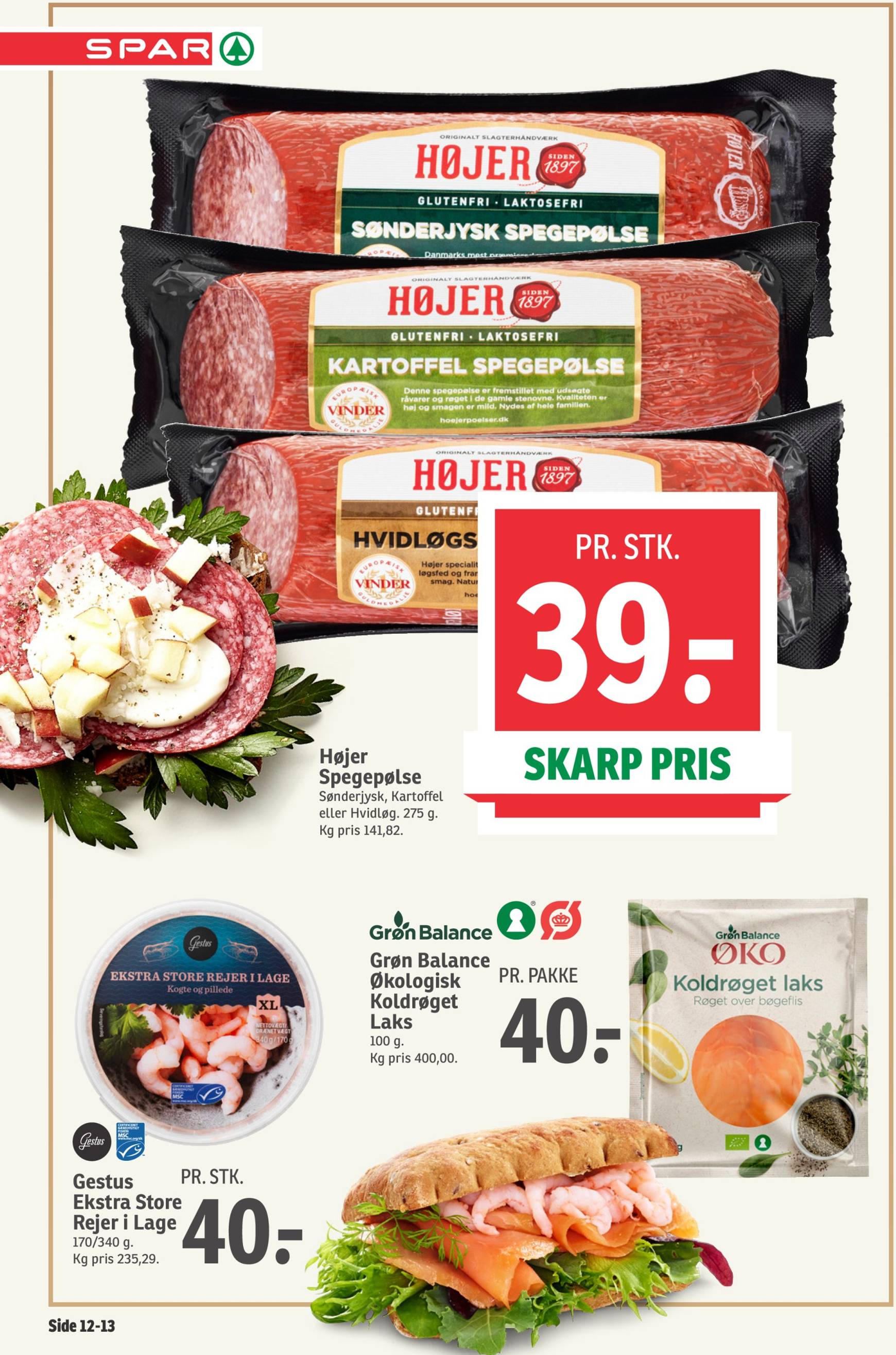 spar - Nyeste Spar tilbudsavis gyldig fra 28.09. - 04.10. - page: 12