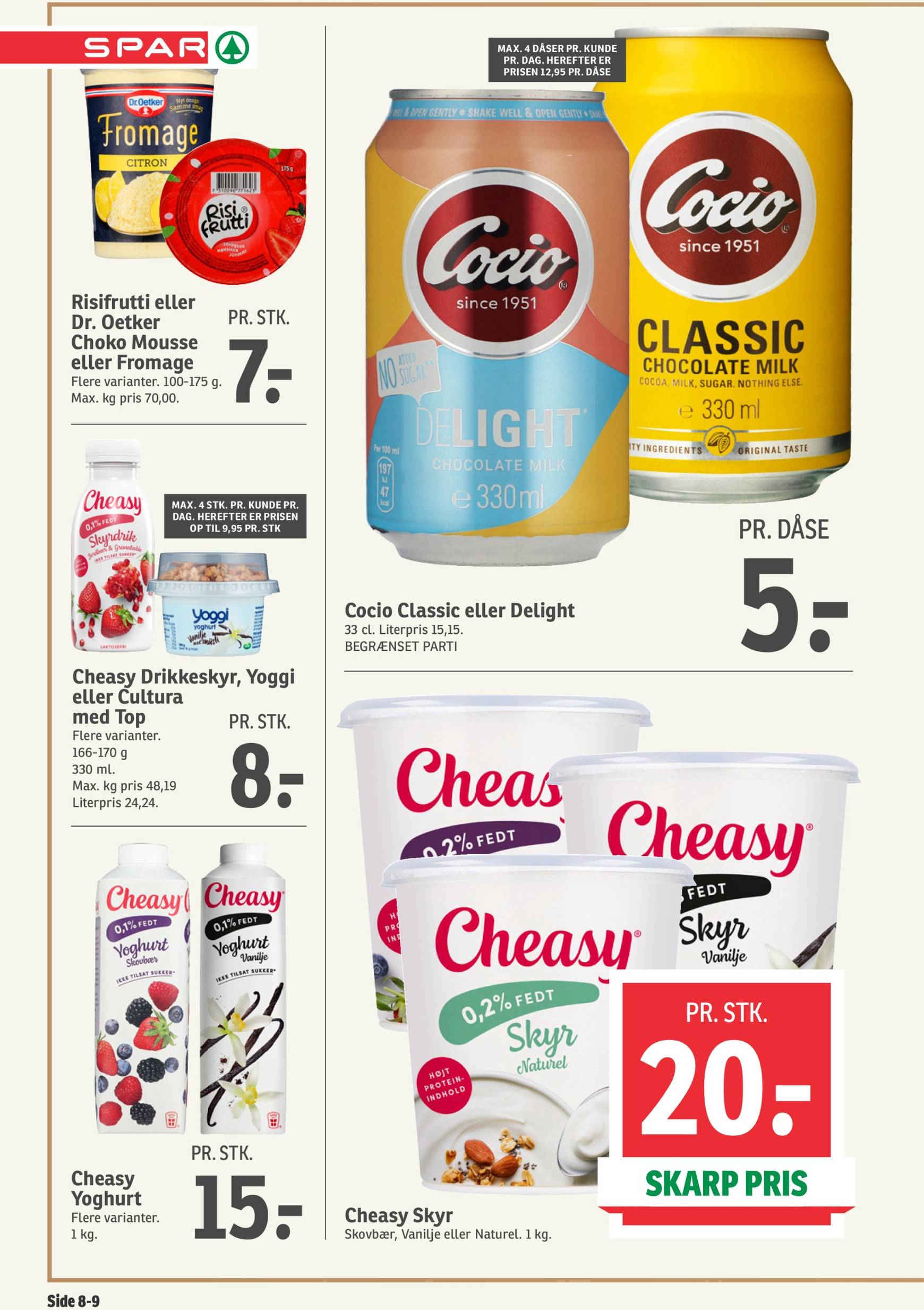 spar - Nyeste Spar tilbudsavis gyldig fra 28.09. - 04.10. - page: 8