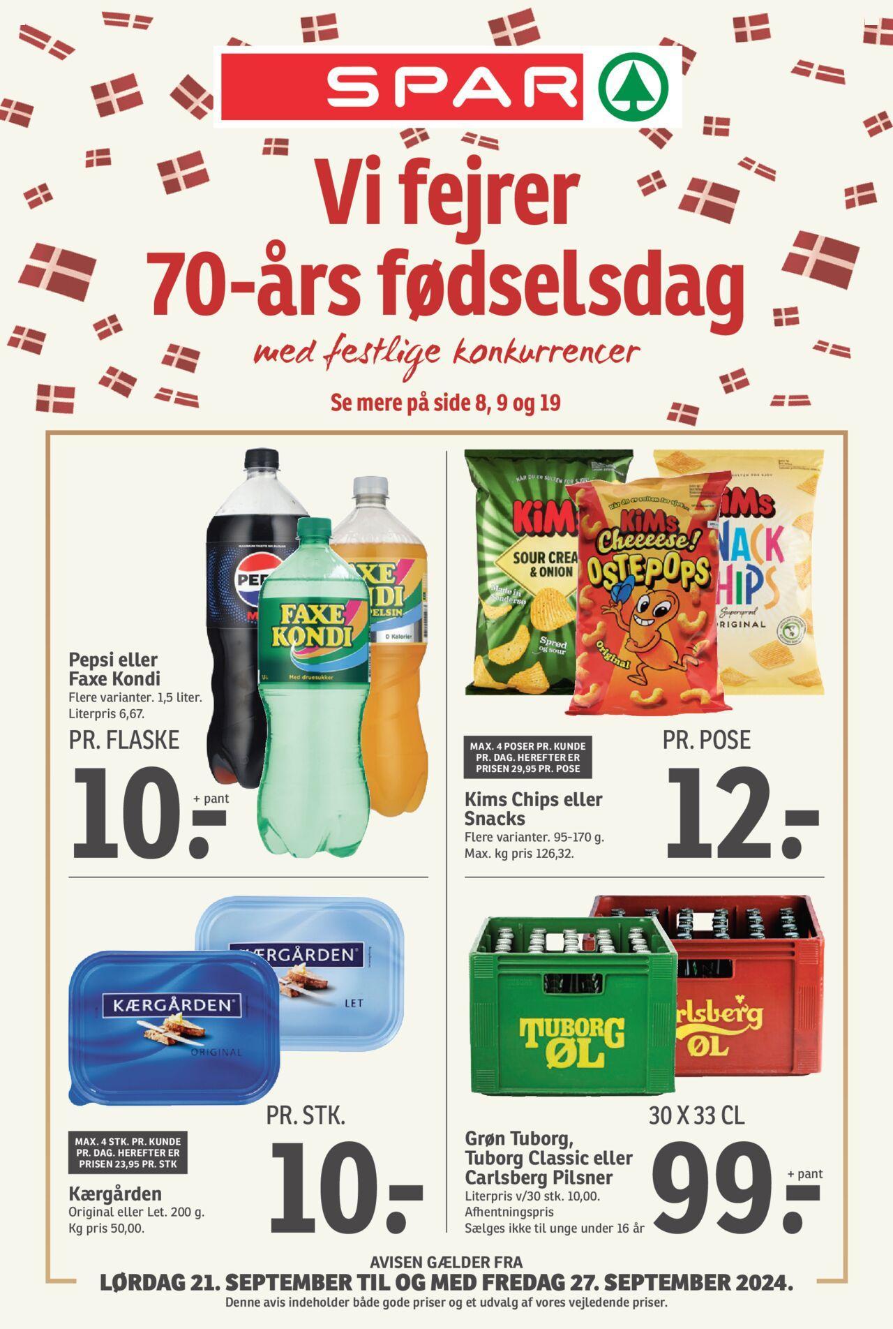 spar - Spar - Tilbudsavis 21/09/2024 - 27/09/2024