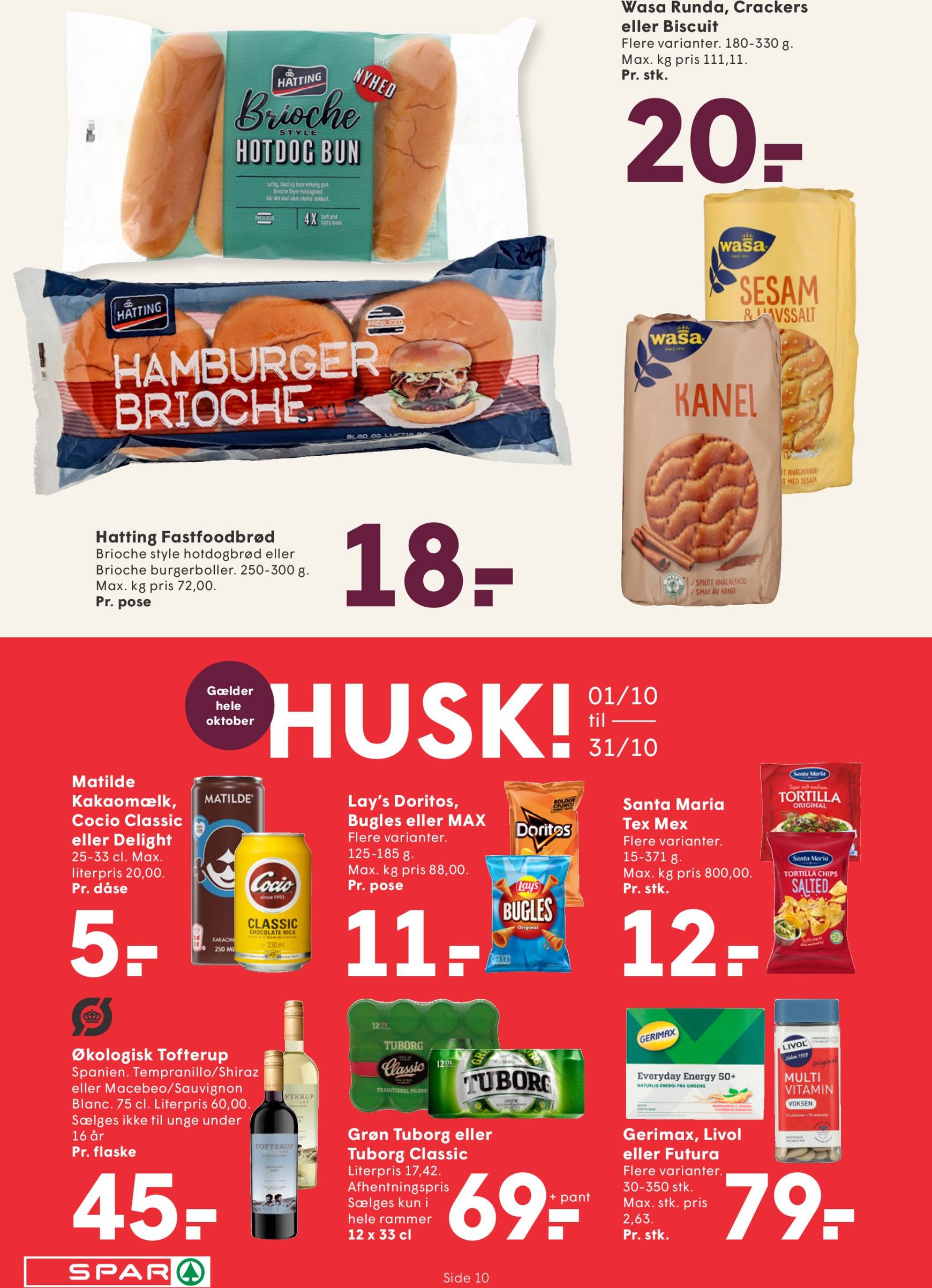 spar - Spar tilbudsavis gyldig fra 12.10. - 18.10. - page: 10