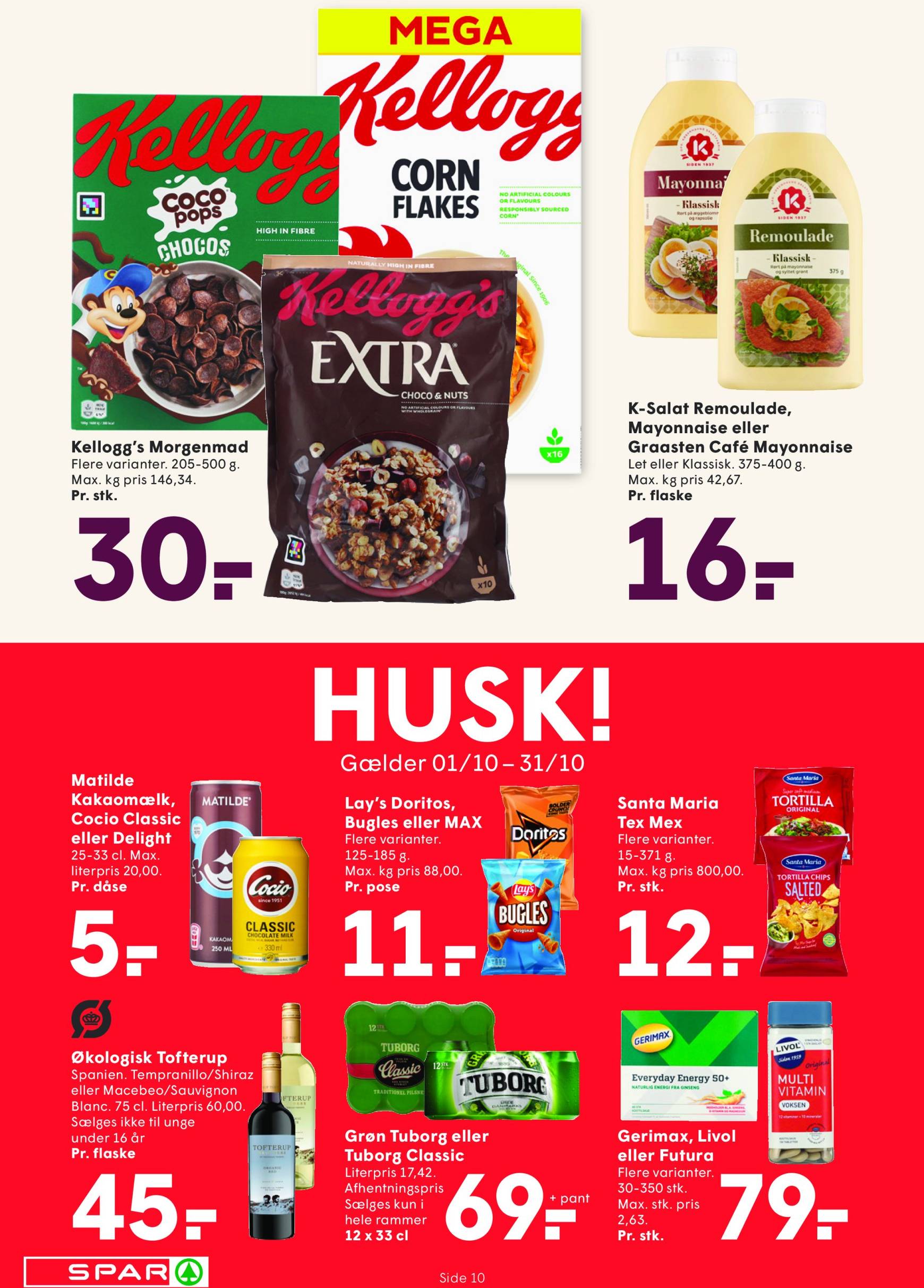 spar - Spar tilbudsavis gyldig fra 19.10. - 25.10. - page: 10