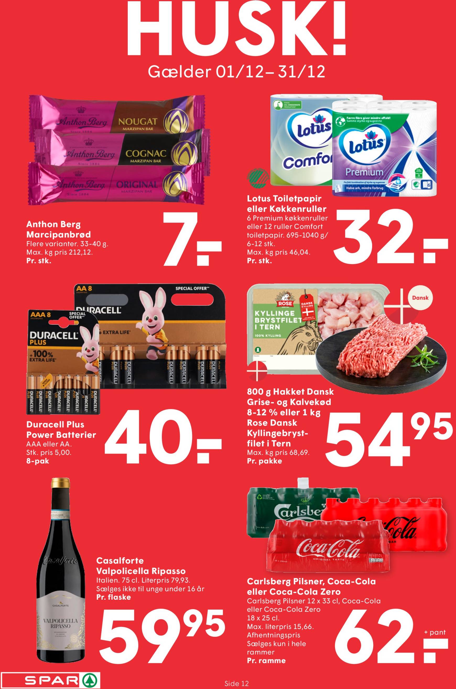 spar - Spar tilbudsavis gyldig fra 30.11. - 06.12. - page: 12