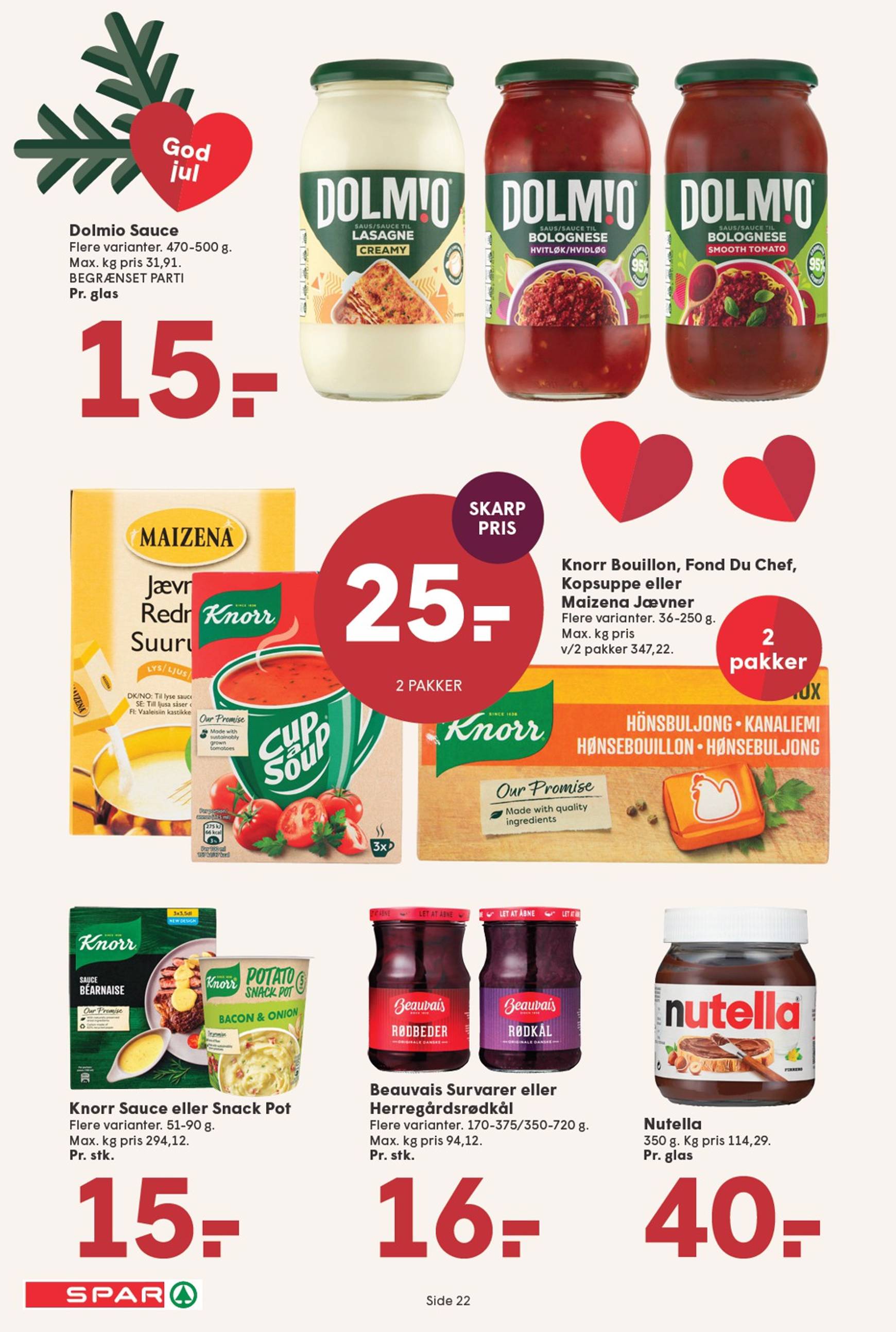 spar - Spar tilbudsavis gyldig fra 23.11. - 29.11. - page: 22