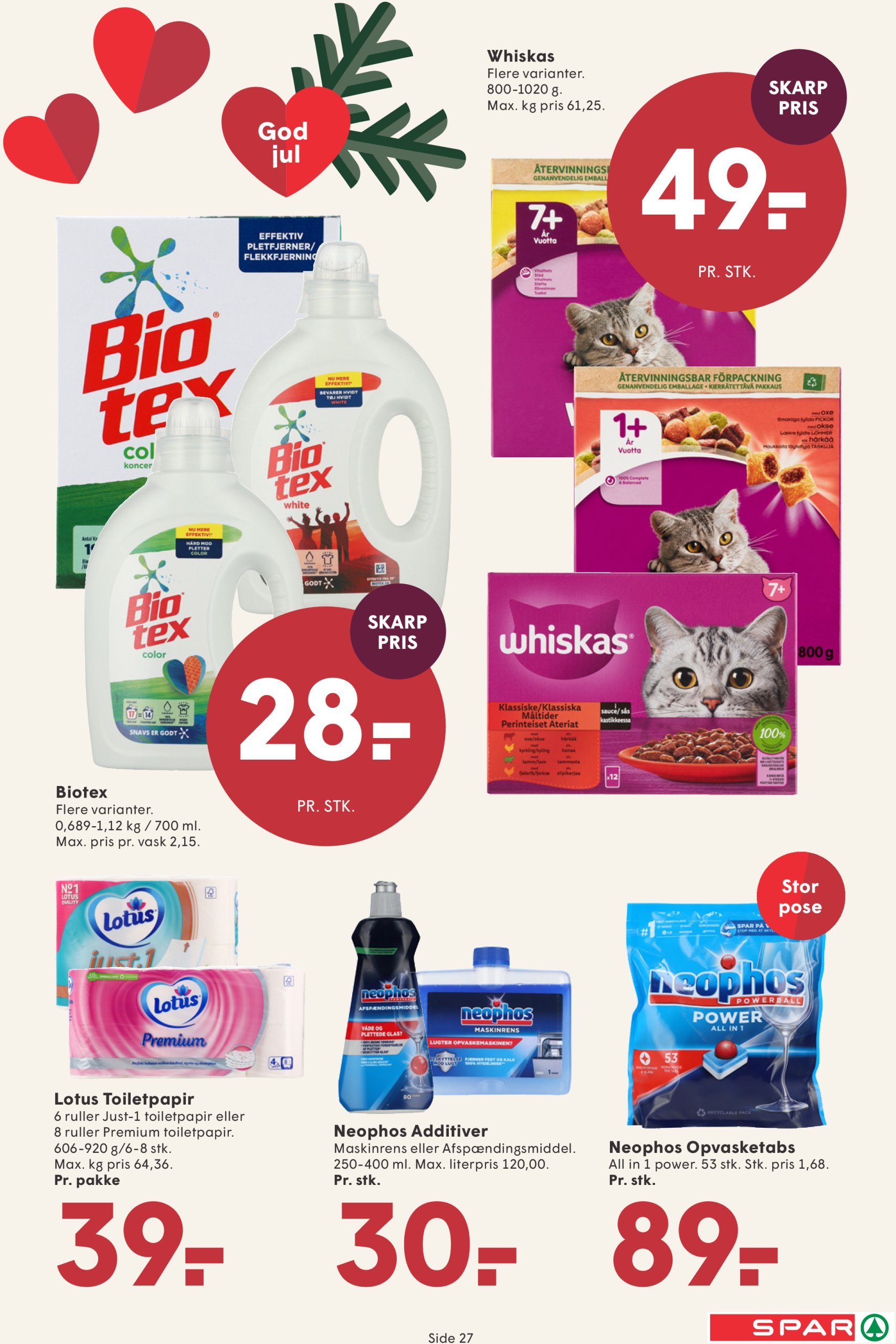 spar - Spar tilbudsavis gyldig fra 14.12. - 23.12. - page: 27