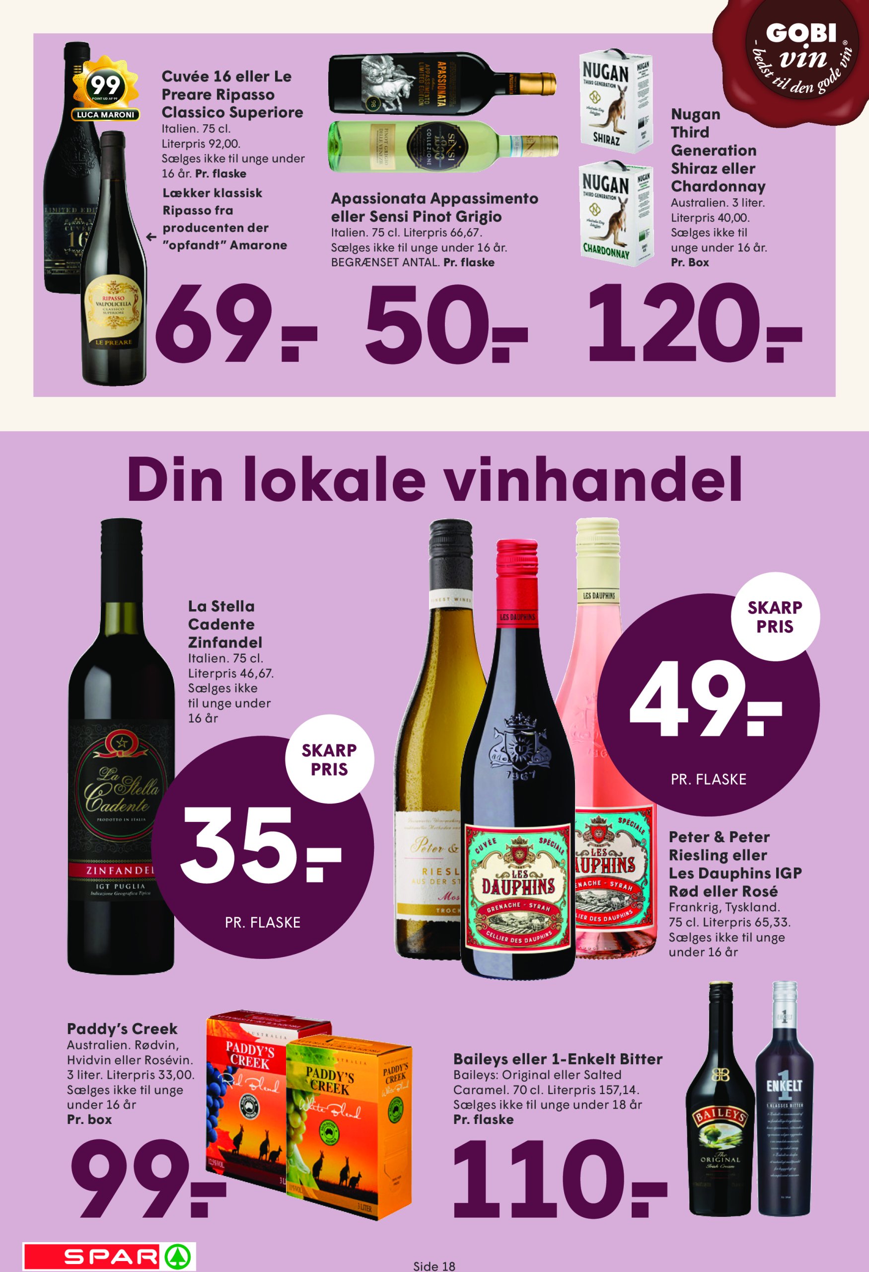 spar - Spar tilbudsavis gyldig fra 18.01. - 24.01. - page: 18