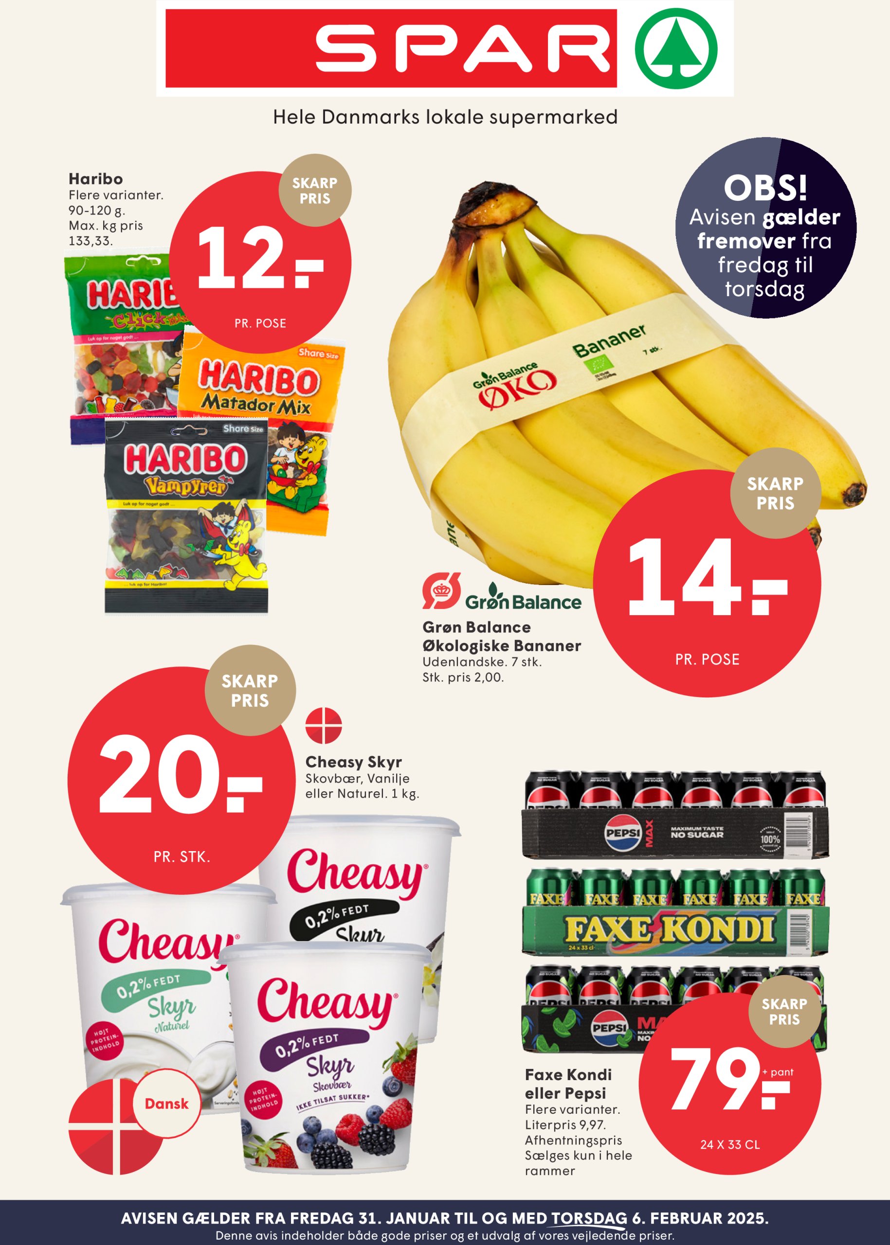 spar - Spar tilbudsavis gyldig fra 31.01. - 06.02. - page: 1