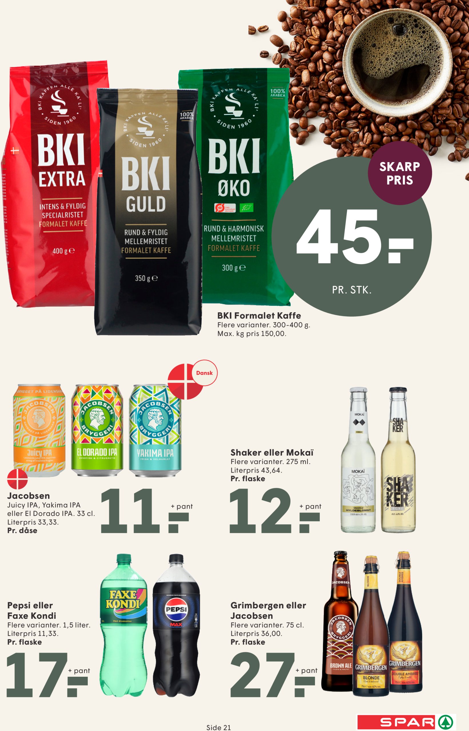 spar - Spar tilbudsavis gyldig fra 25.04. - 01.05. - page: 21