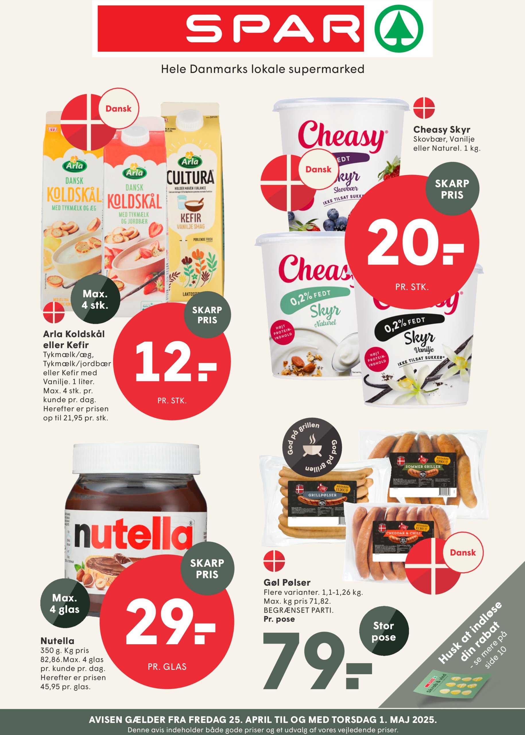 spar - Spar tilbudsavis gyldig fra 25.04. - 01.05.
