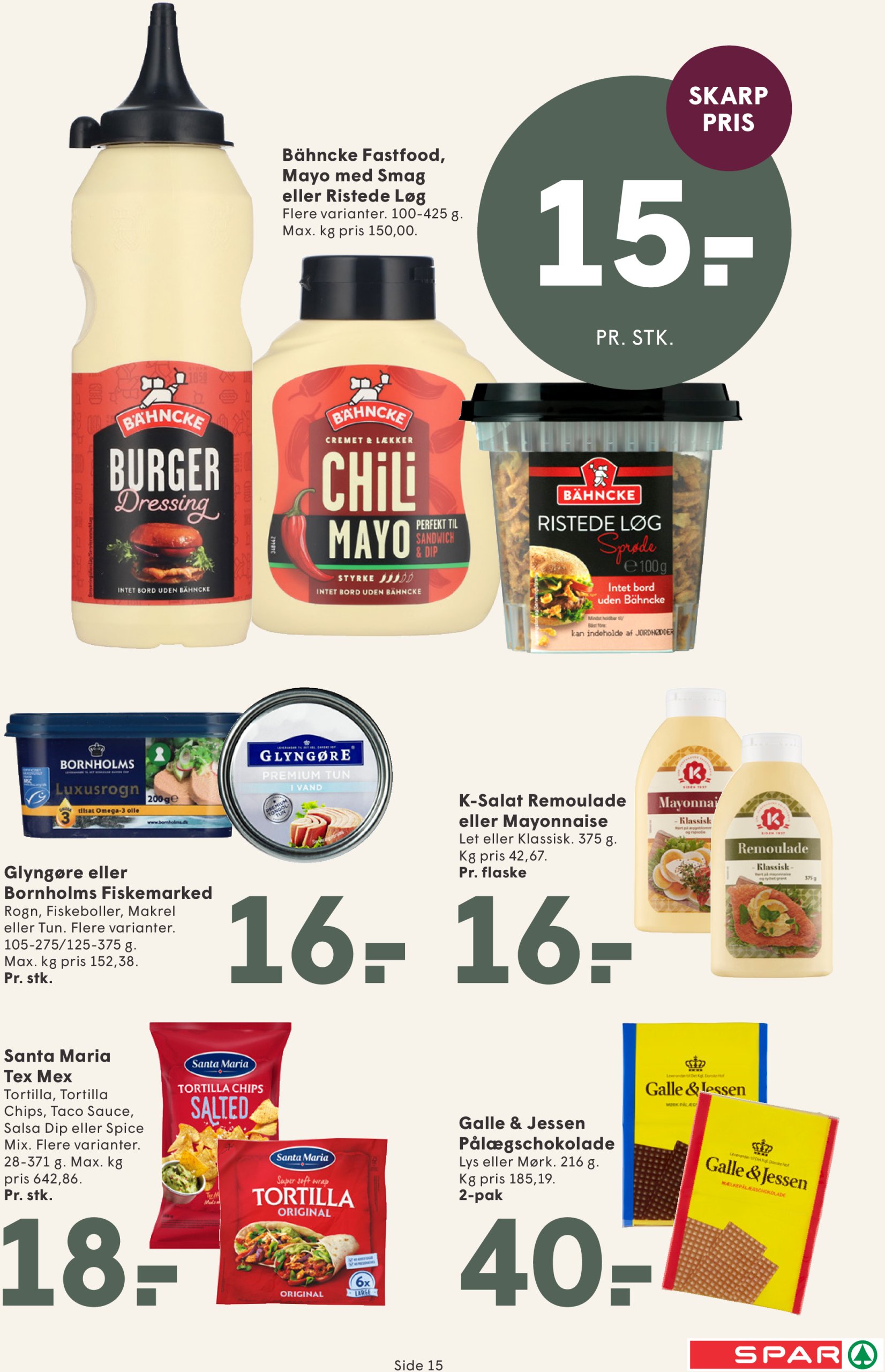 spar - Spar tilbudsavis gyldig fra 02.05. - 08.05. - page: 15