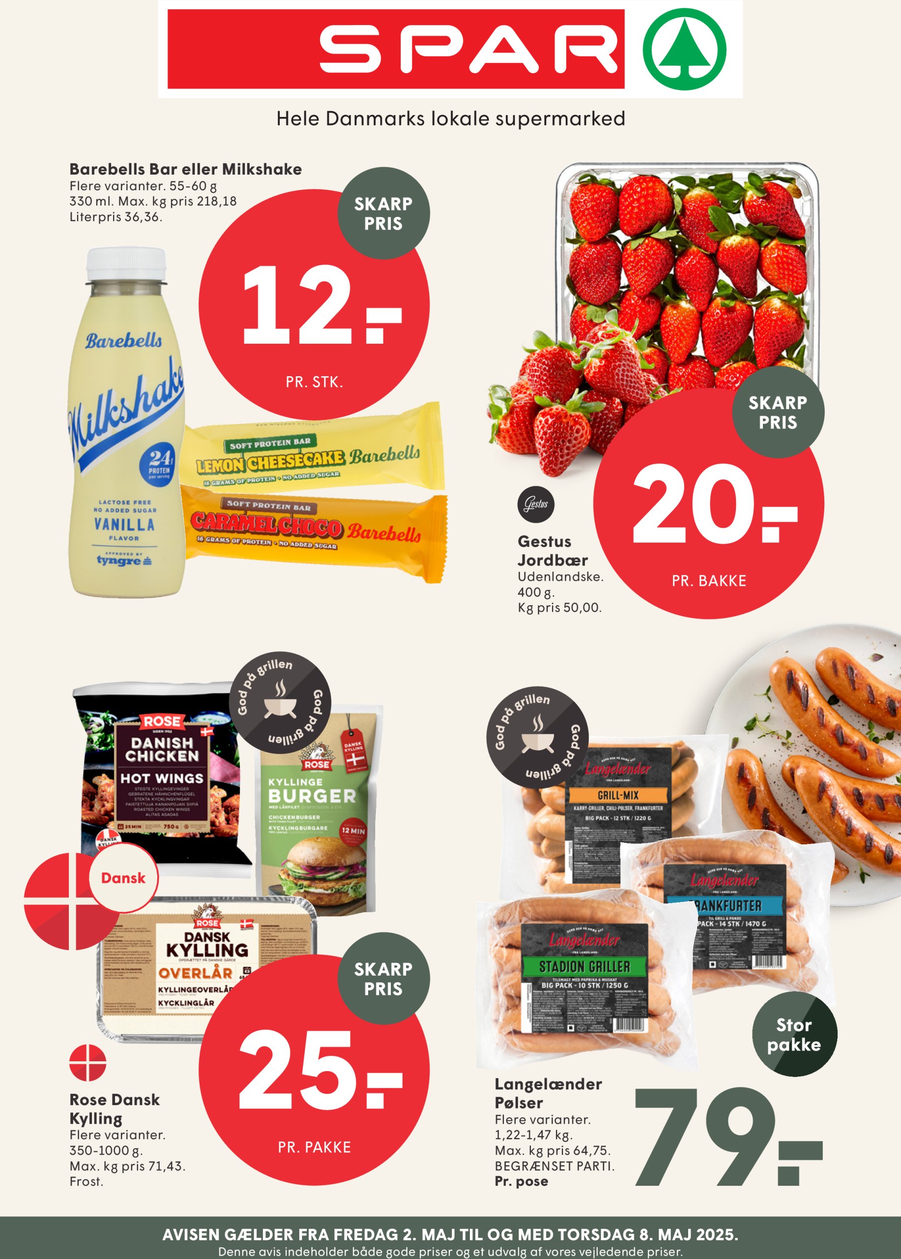 spar - Spar tilbudsavis gyldig fra 02.05. - 08.05. - page: 1