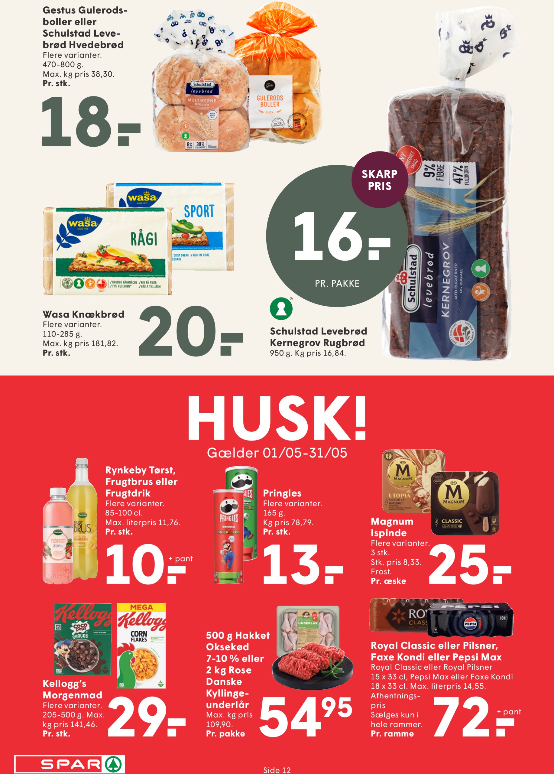 spar - Spar tilbudsavis gyldig fra 16.05. - 22.05. - page: 12