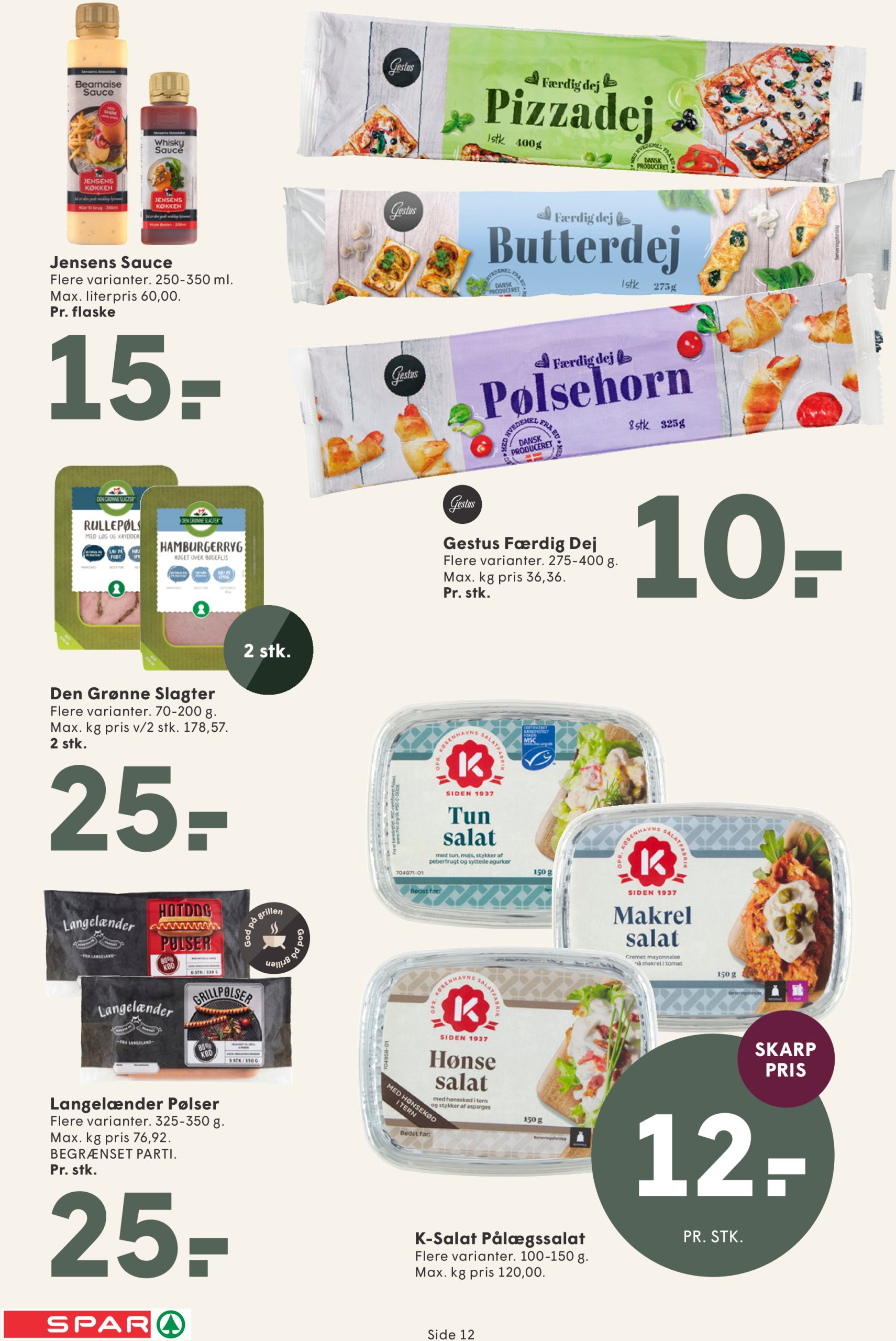 spar - Spar tilbudsavis gyldig fra 23.05. - 29.05. - page: 12