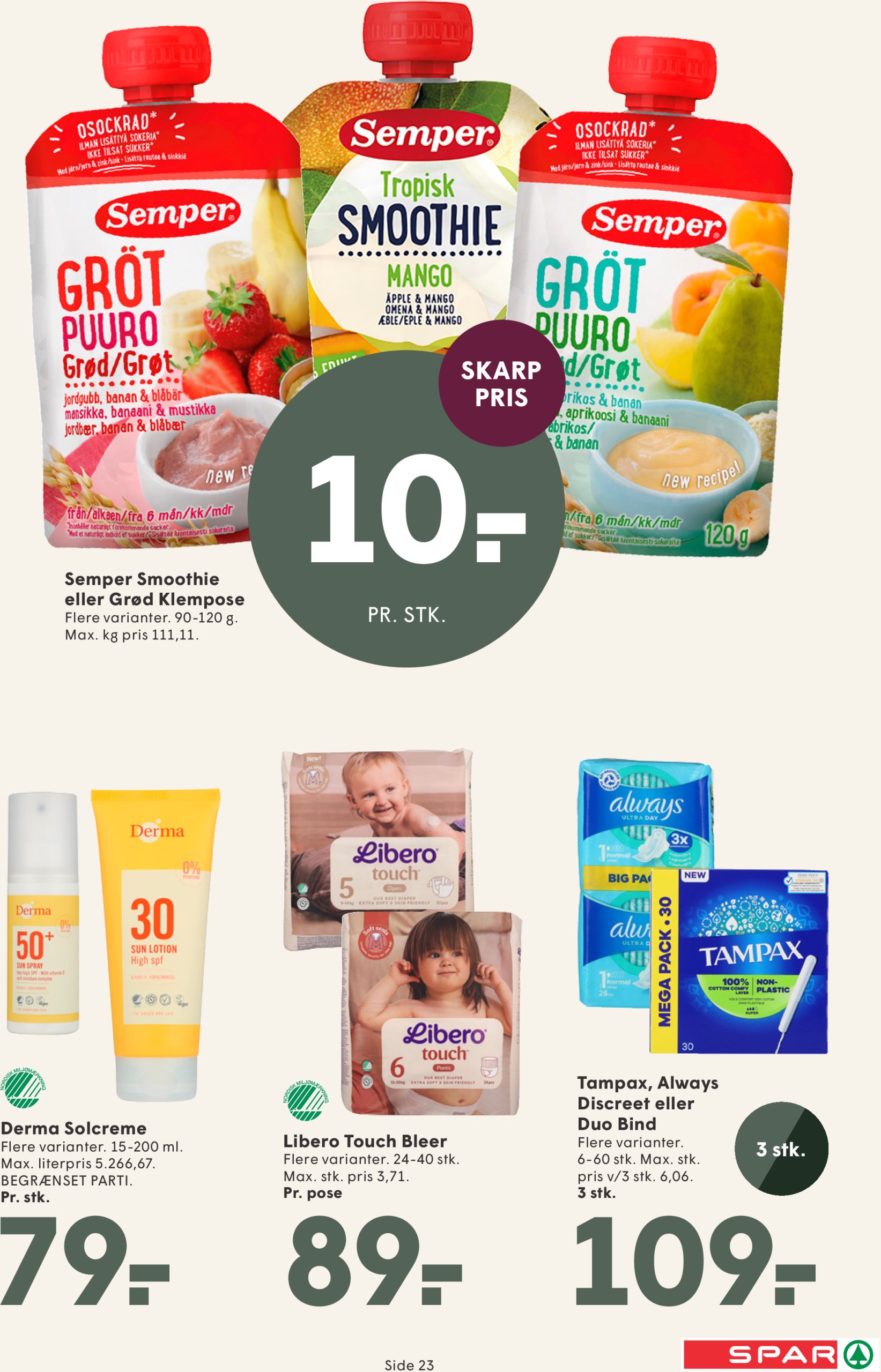 spar - Spar tilbudsavis gyldig fra 23.05. - 29.05. - page: 23